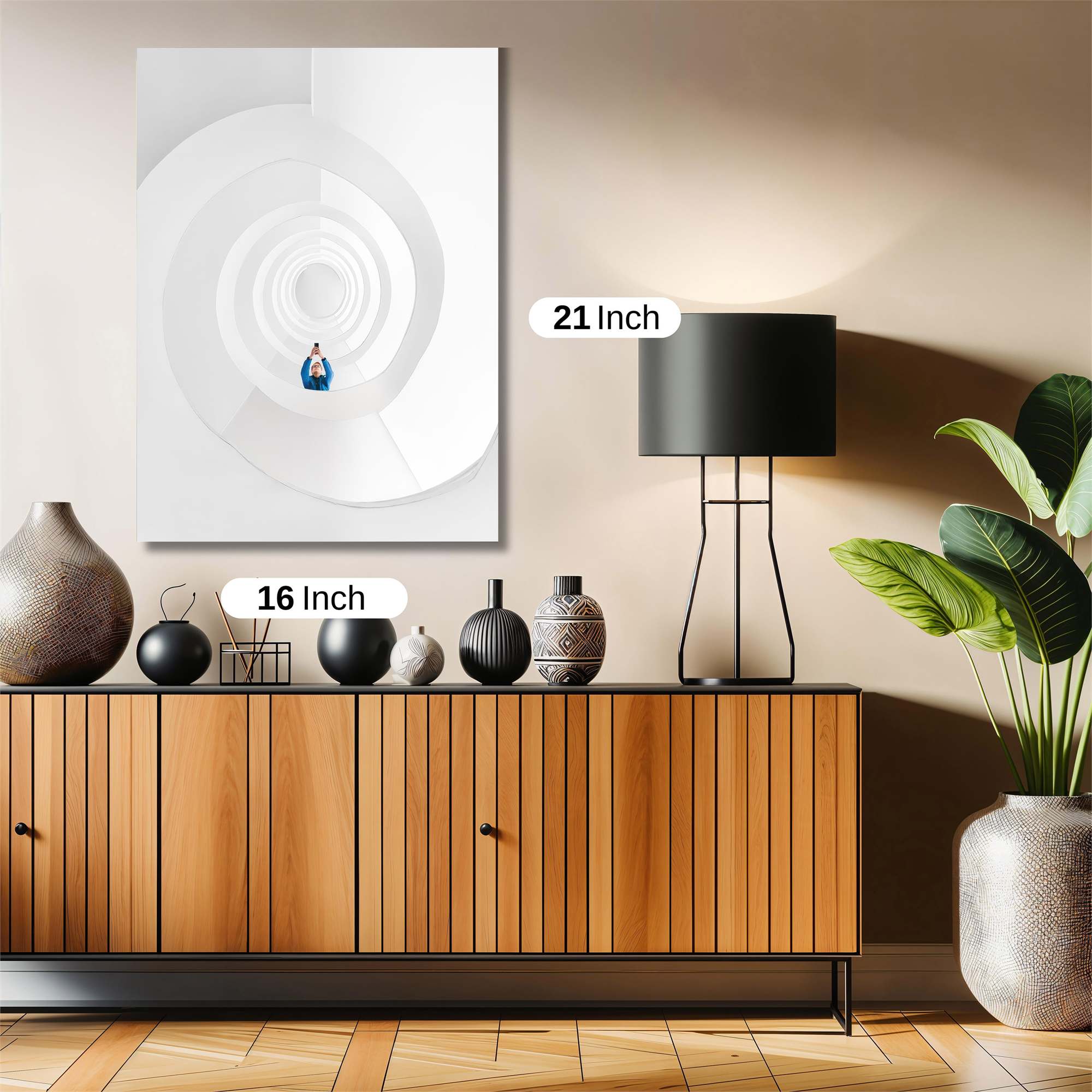 Spiral Serenity Safe Wall Magnetic / M