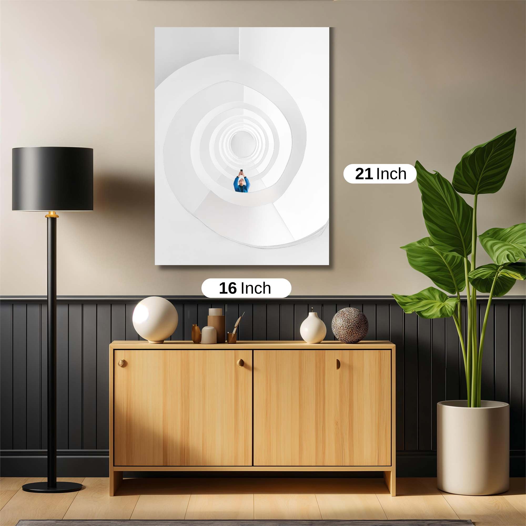 Spiral Serenity Safe Wall Magnetic / M