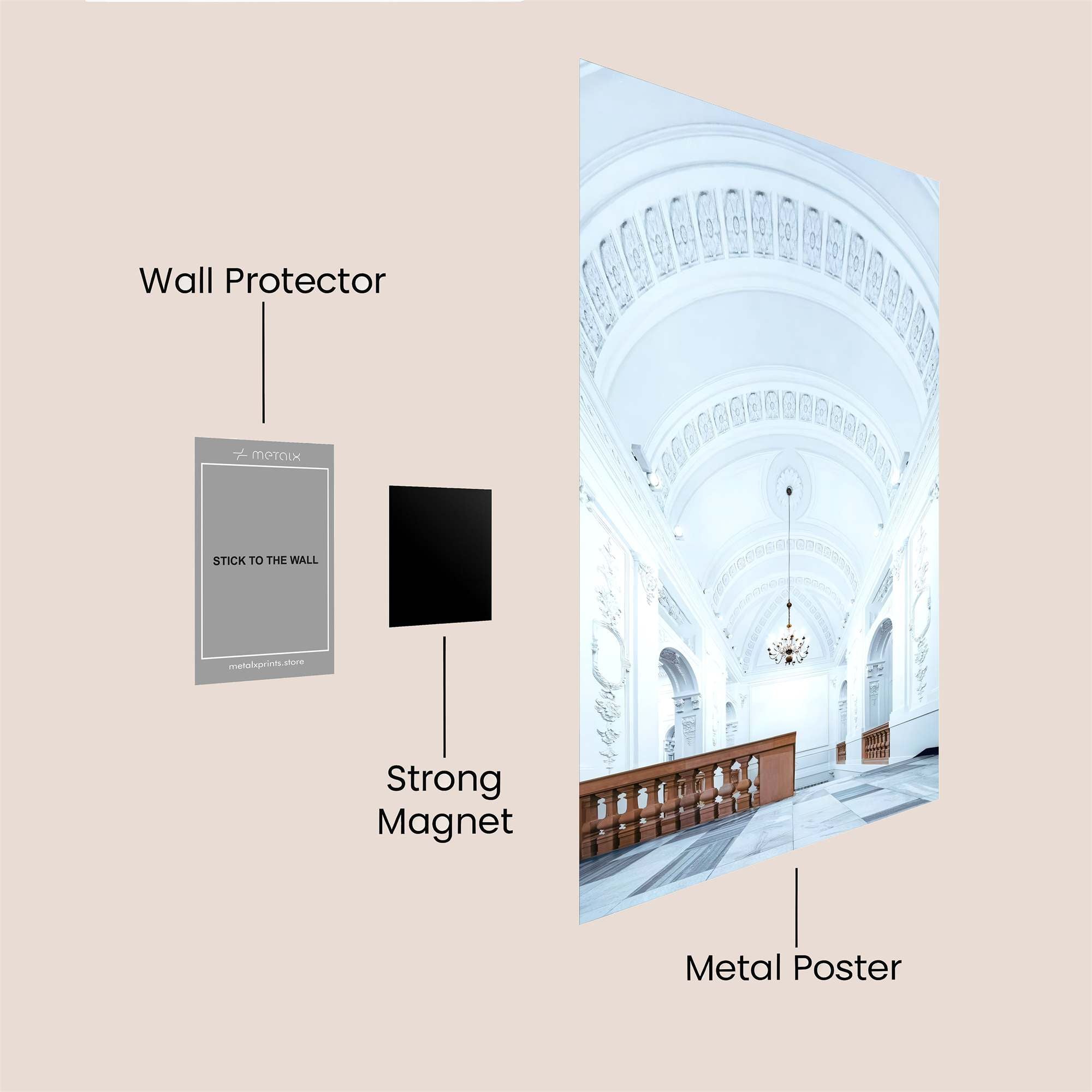 Cathedral Serenity Safe Wall Magnetic / M