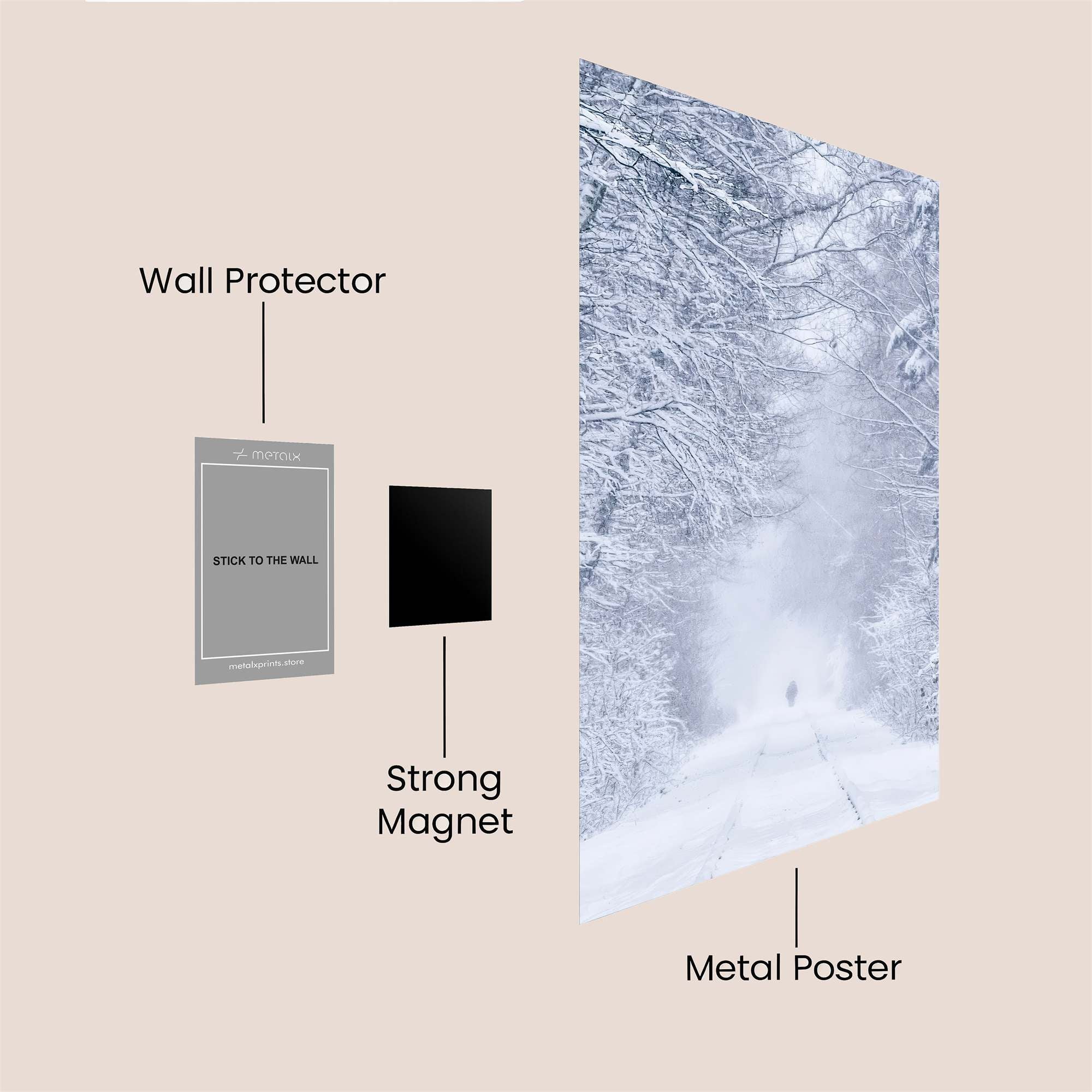 Journey Serene Safe Wall Magnetic / M