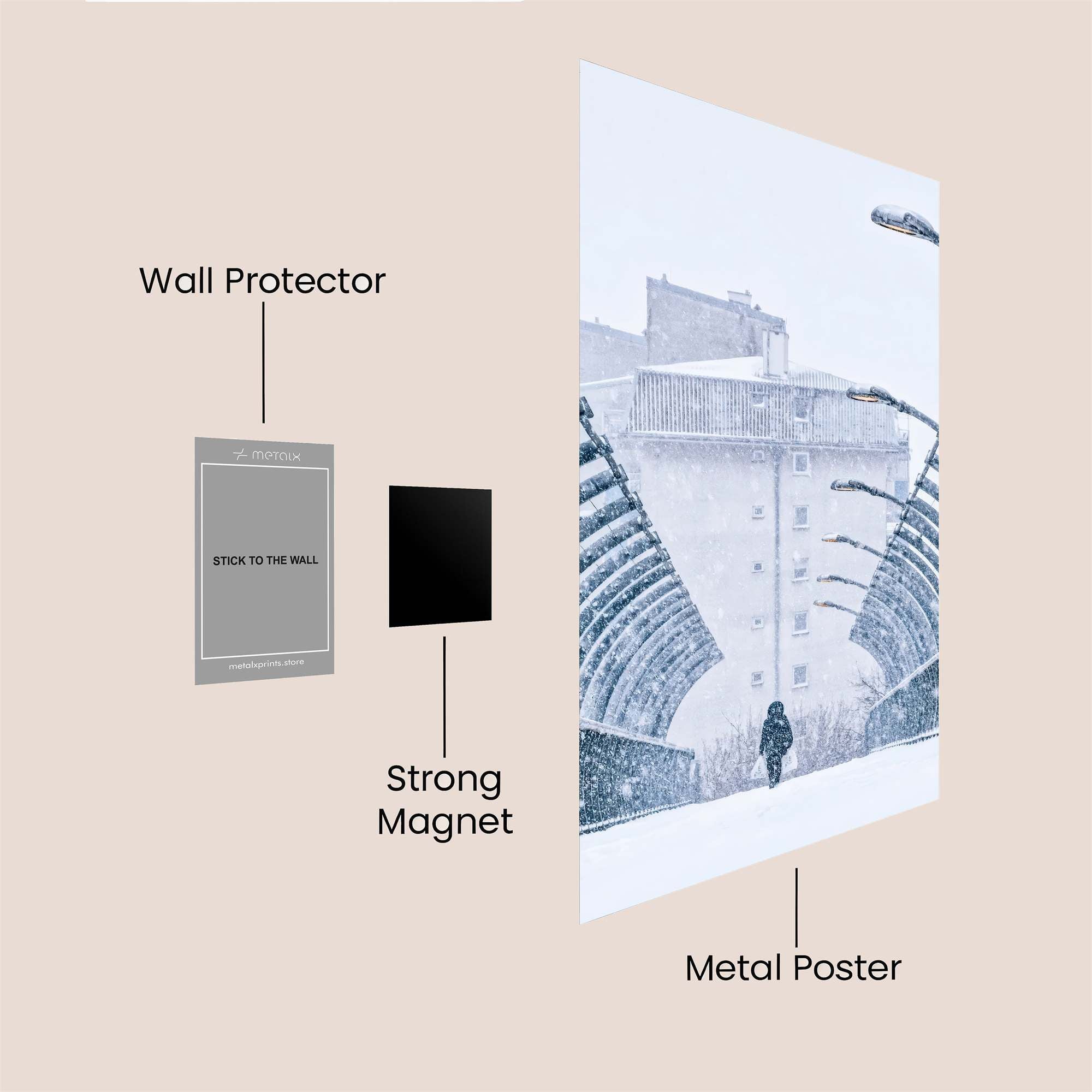 Winter Solitude Safe Wall Magnetic / M