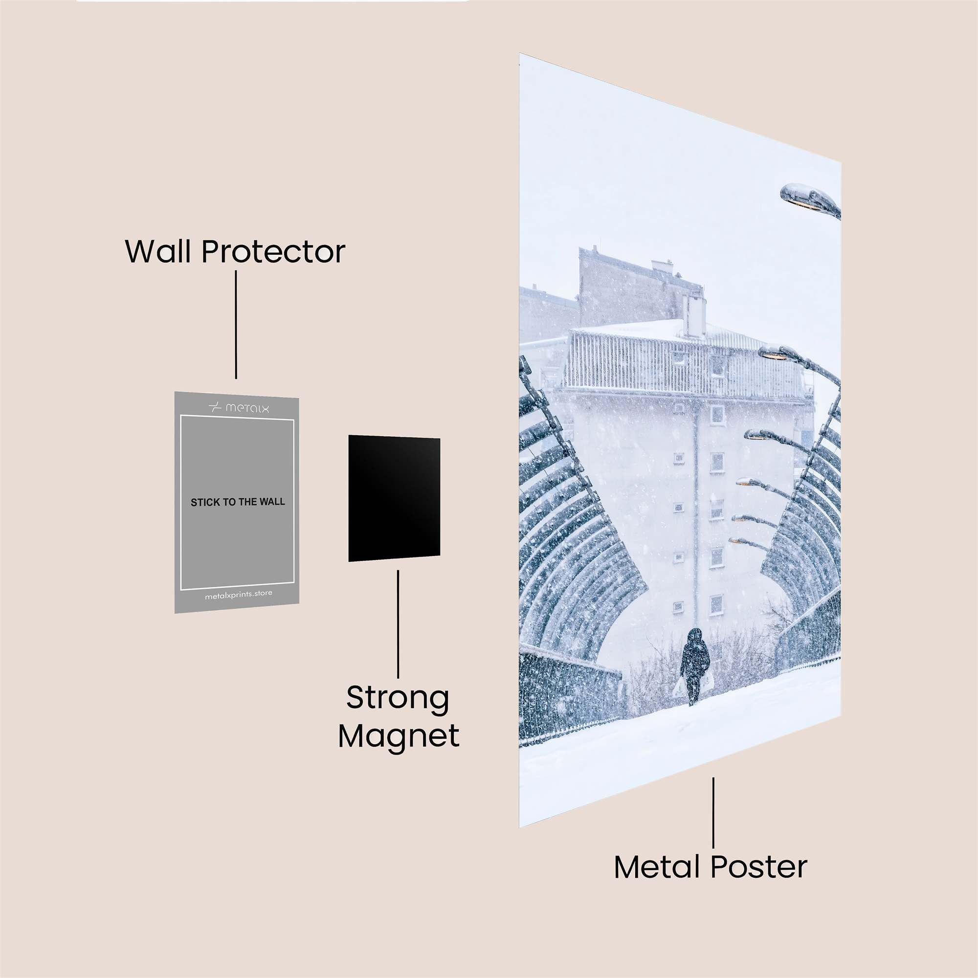 Winter Solitude Safe Wall Magnetic / M