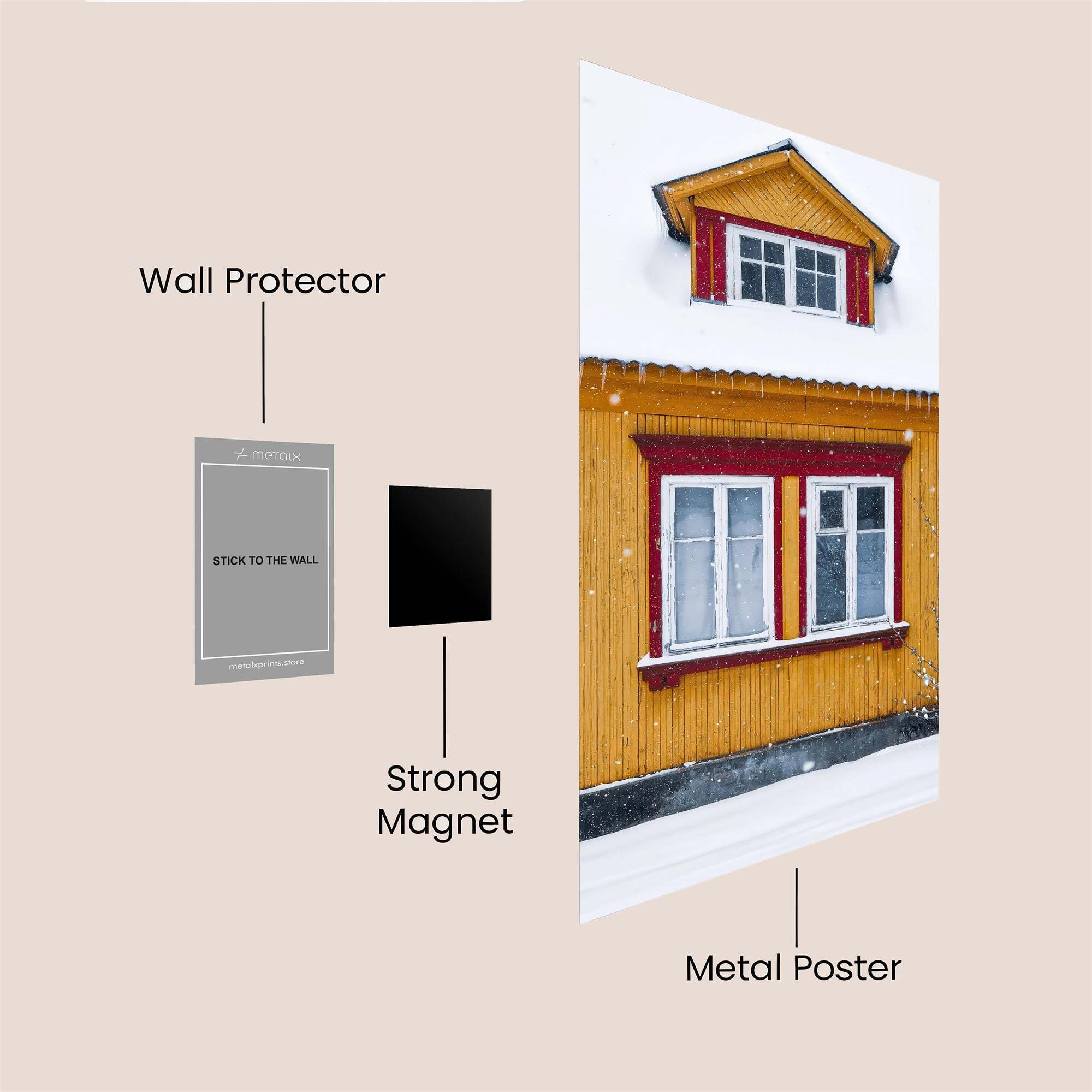 Cabin Cozy Safe Wall Magnetic / M
