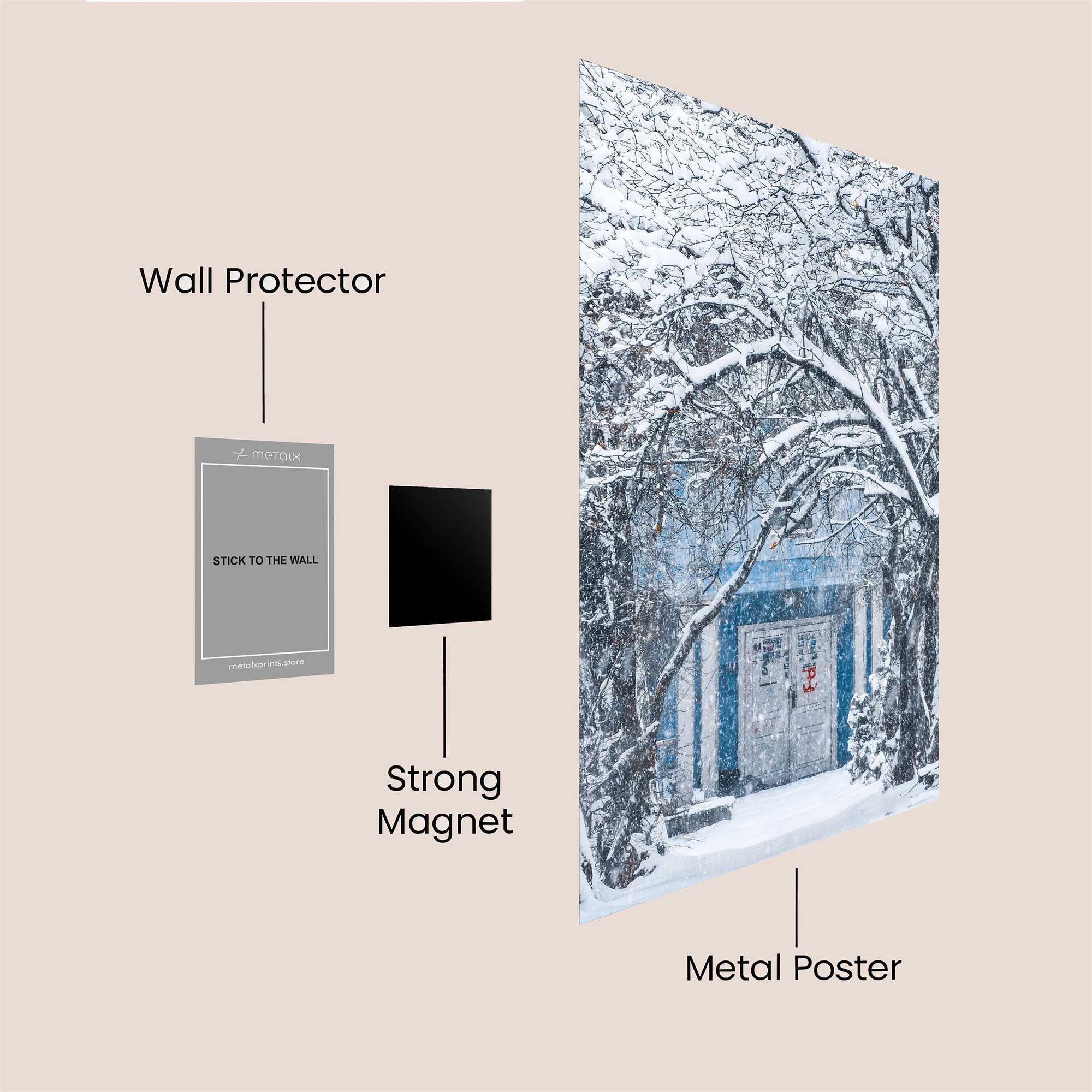 WinterWhimsy Safe Wall Magnetic / M