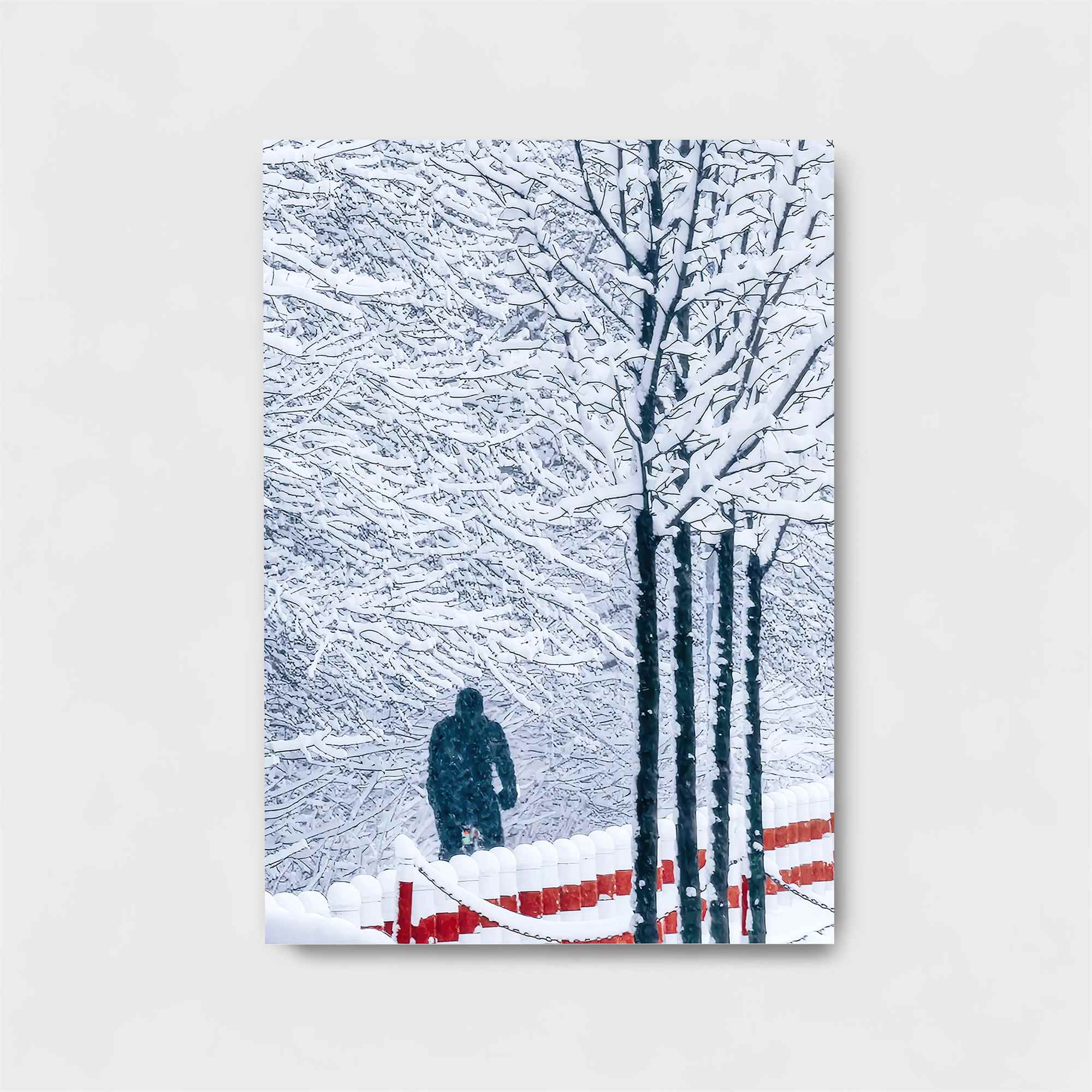 Snowbound Solitude Safe Wall Magnetic / M