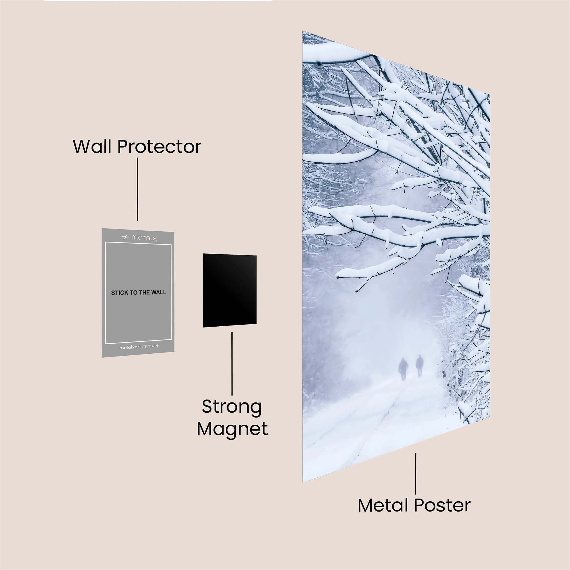 Winter Solitude Safe Wall Magnetic / M