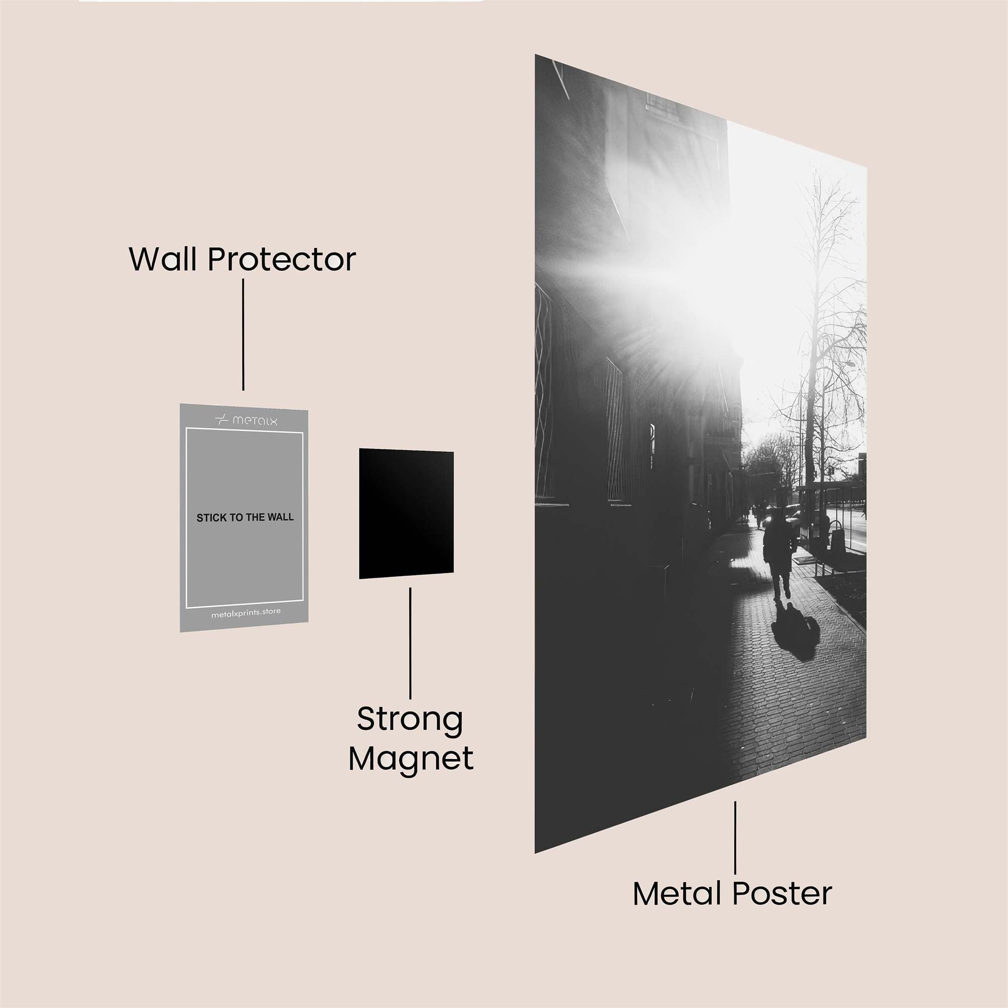 Sunrise Solitude Safe Wall Magnetic / M
