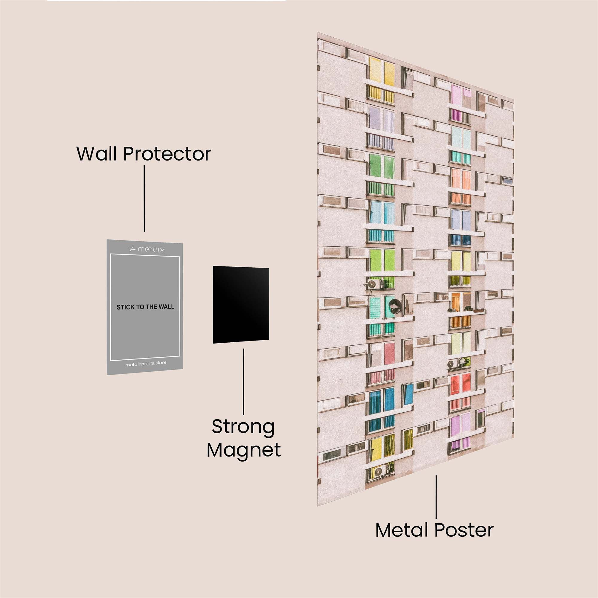 Facade Fiesta Safe Wall Magnetic / M