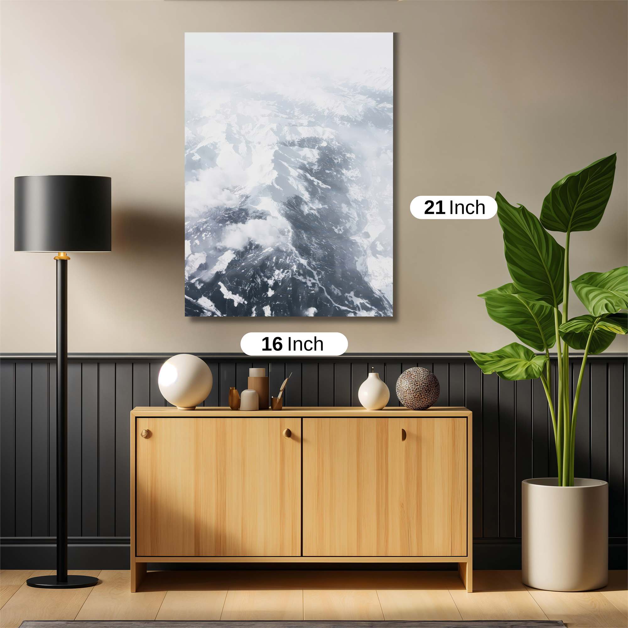 Mountain Serenity Safe Wall Magnetic / M