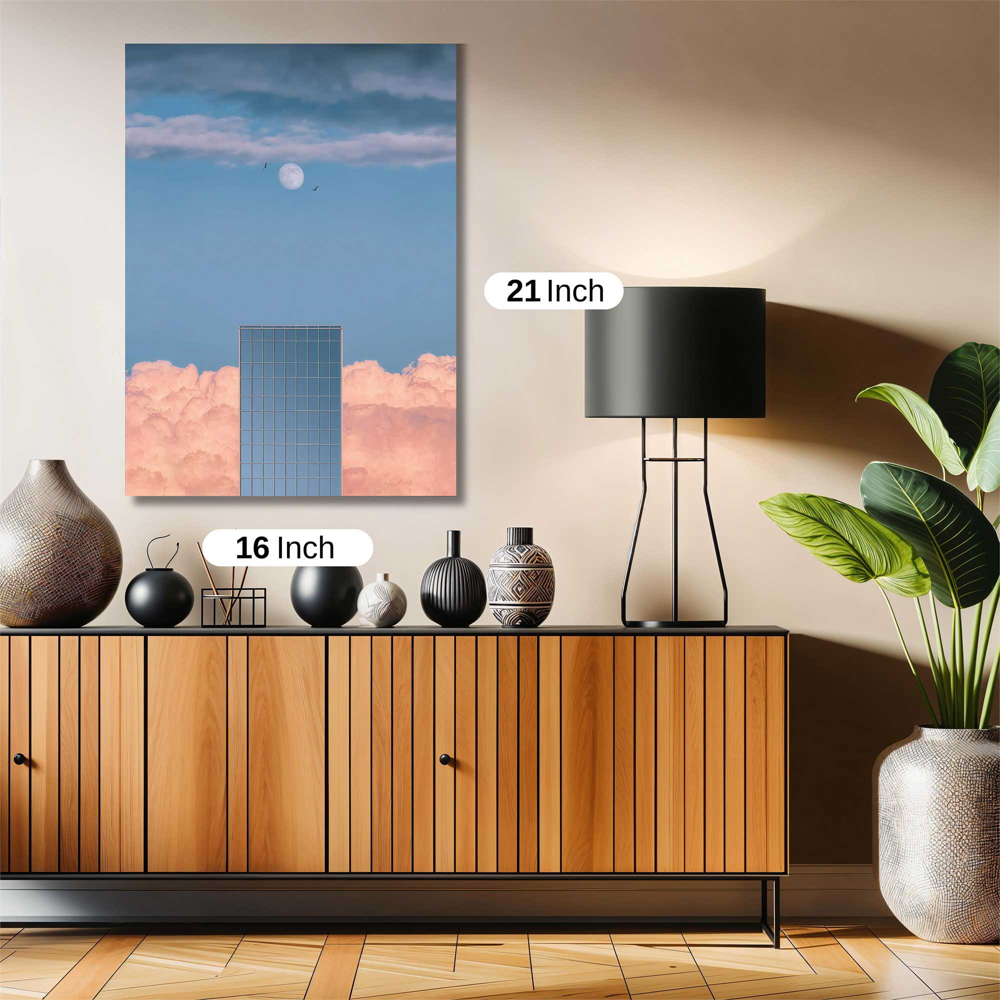 Moonlit Tower Safe Wall Magnetic / M