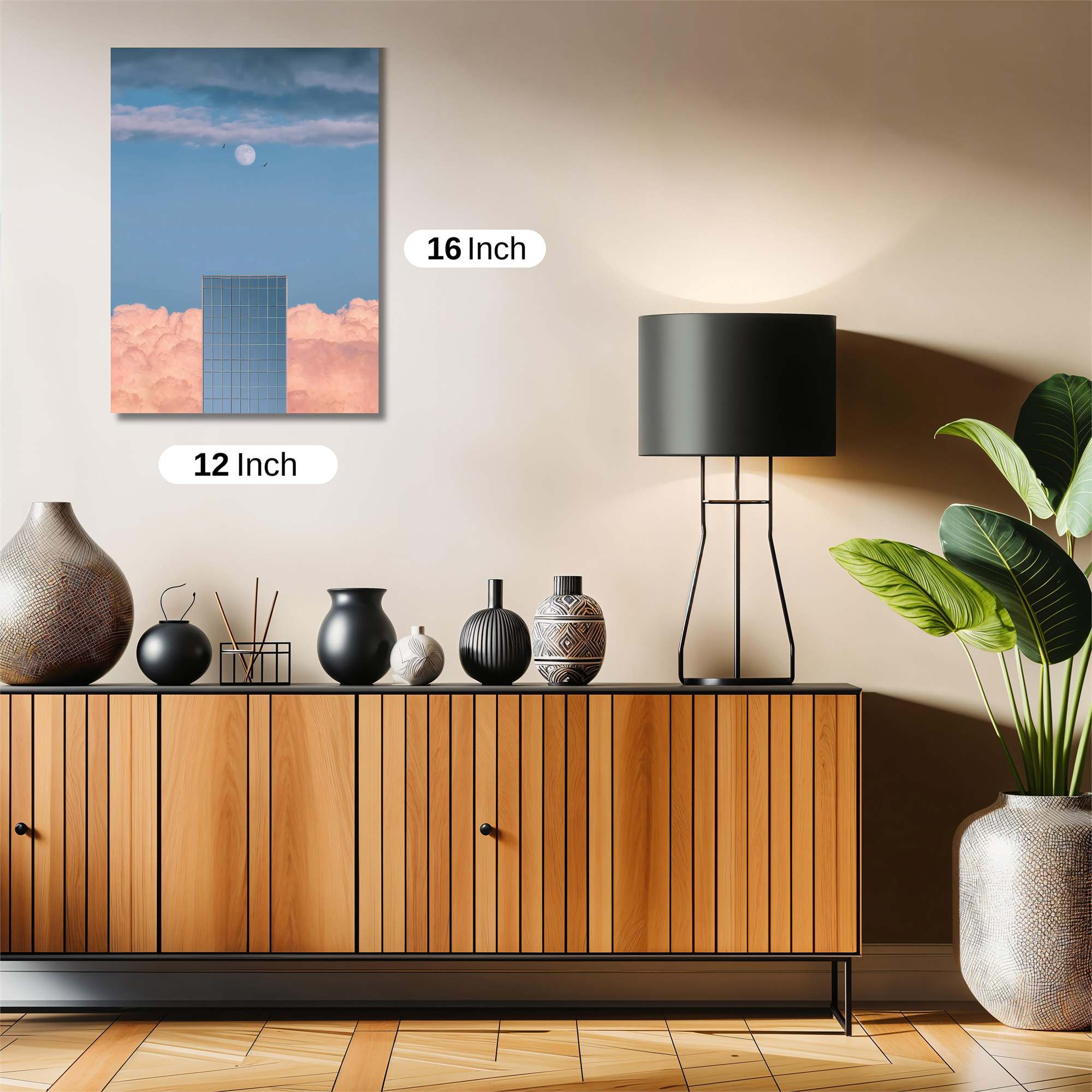 Moonlit Tower Safe Wall Magnetic / M