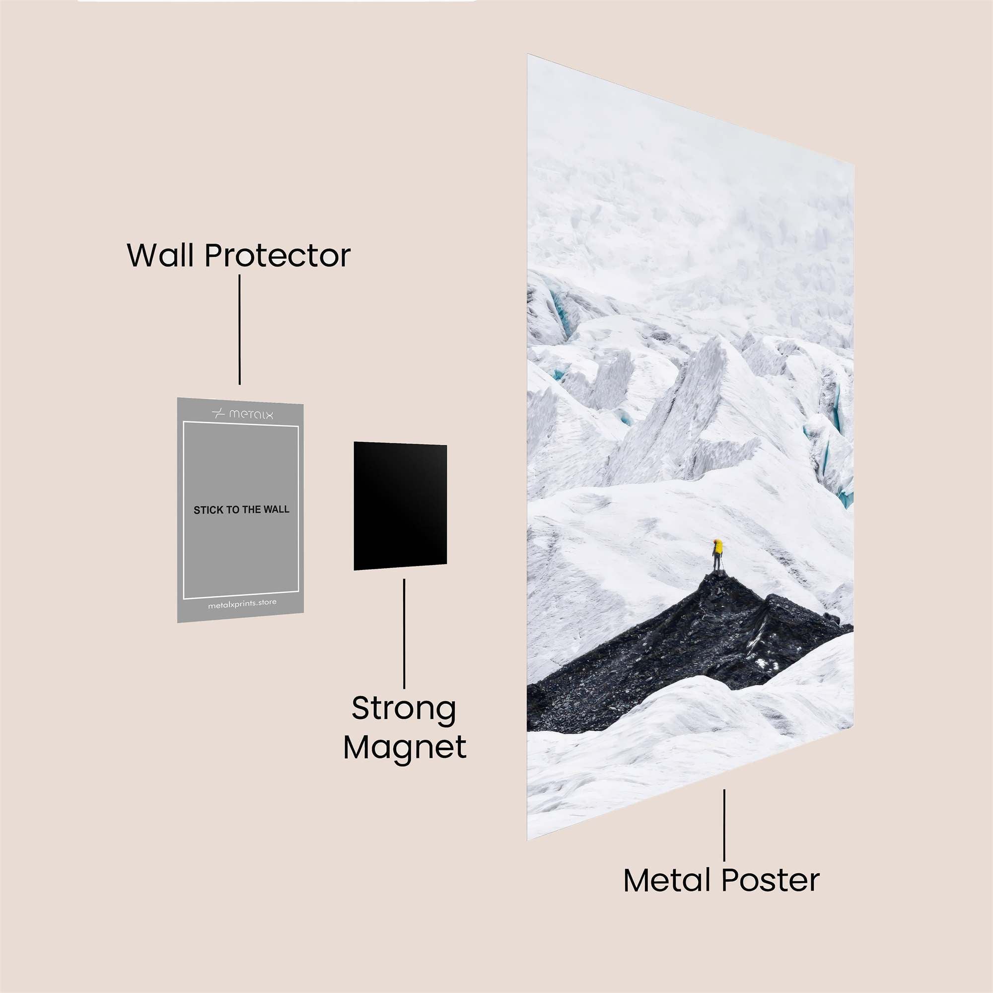 Explorer Solitude Safe Wall Magnetic / M