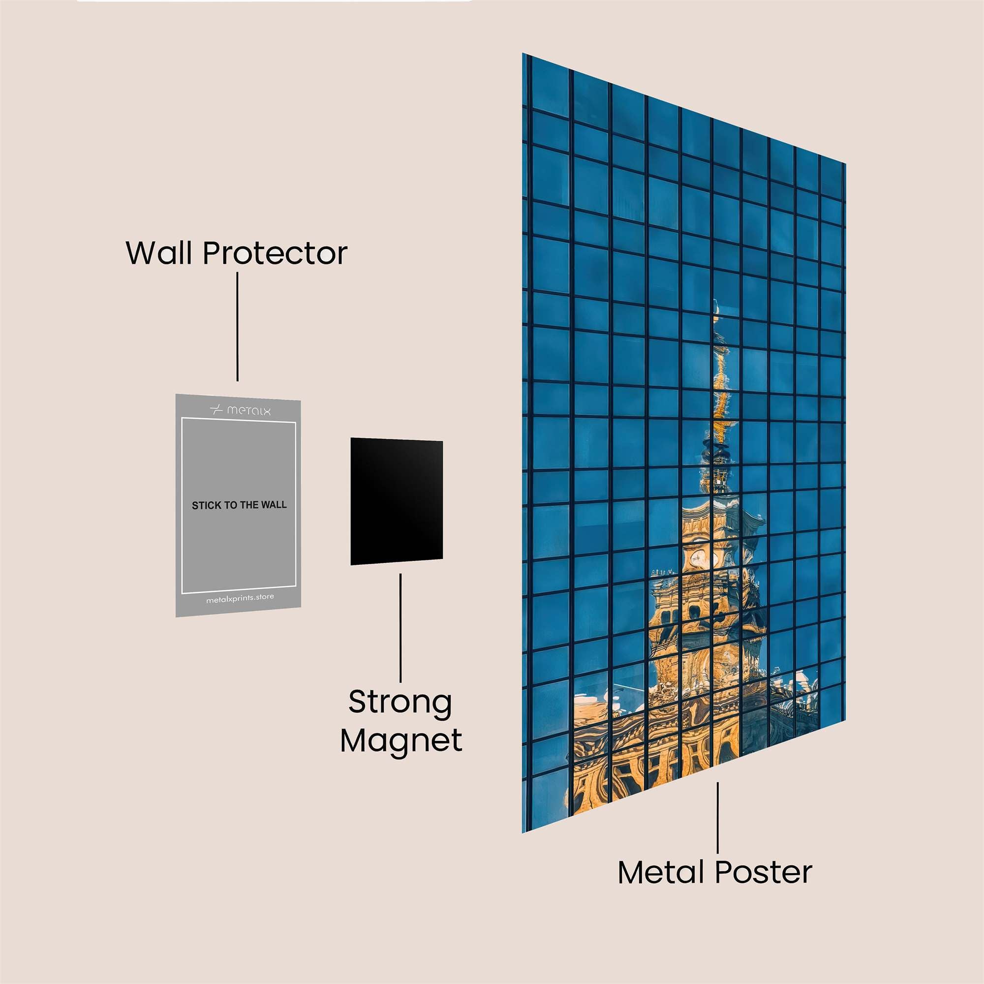 Pagoda Serenity Safe Wall Magnetic / M
