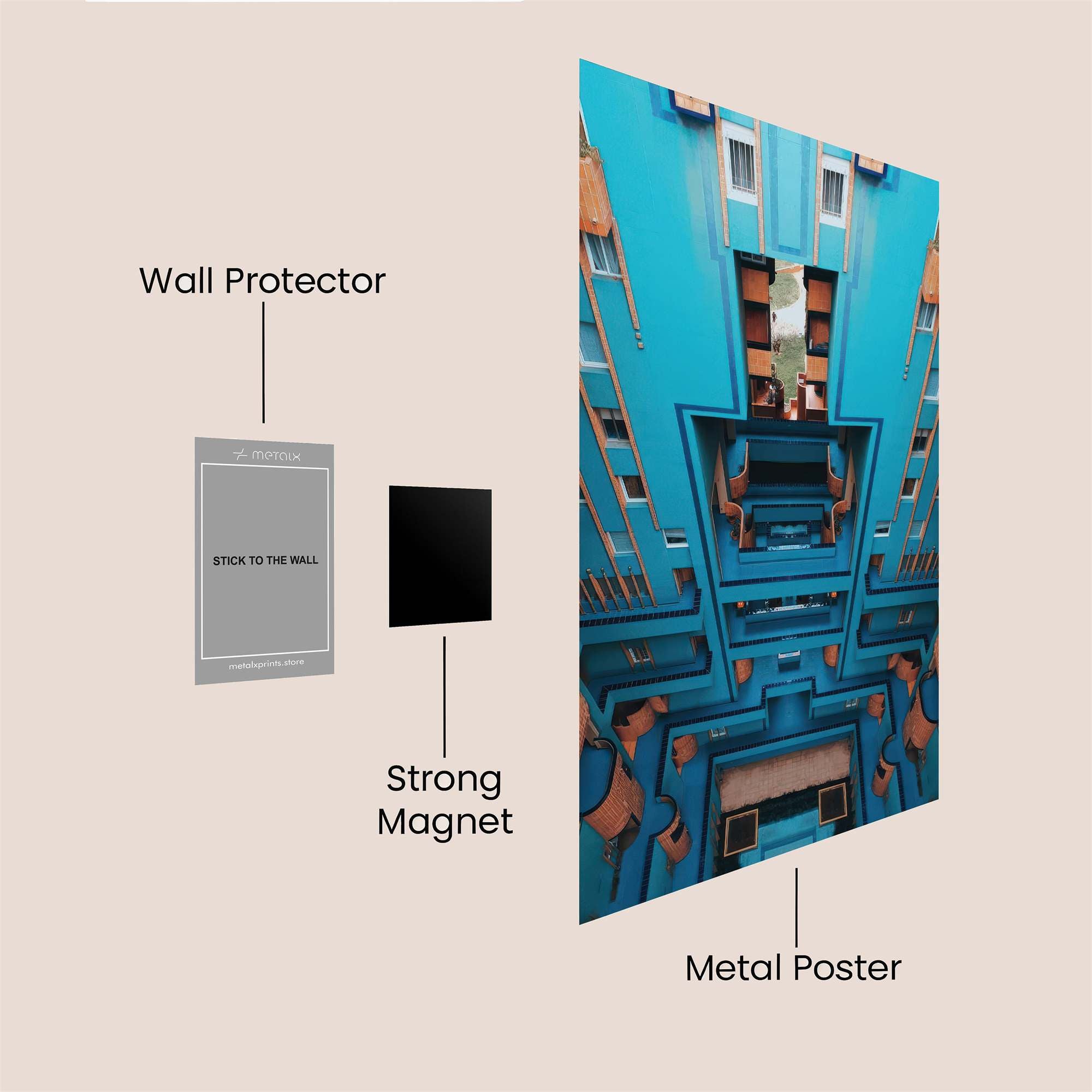 Urban Serenity Safe Wall Magnetic / M