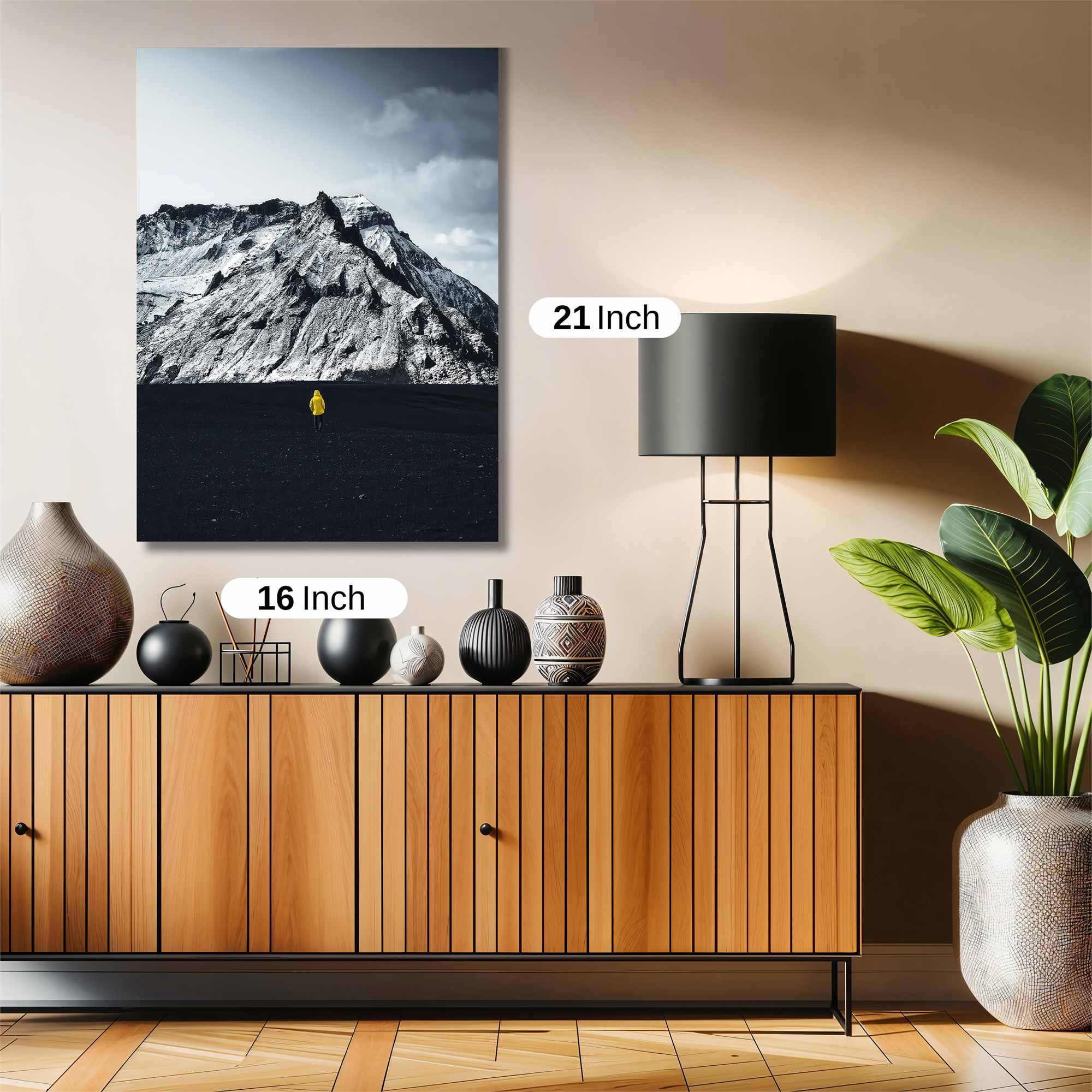 Mountain Solitude Safe Wall Magnetic / M