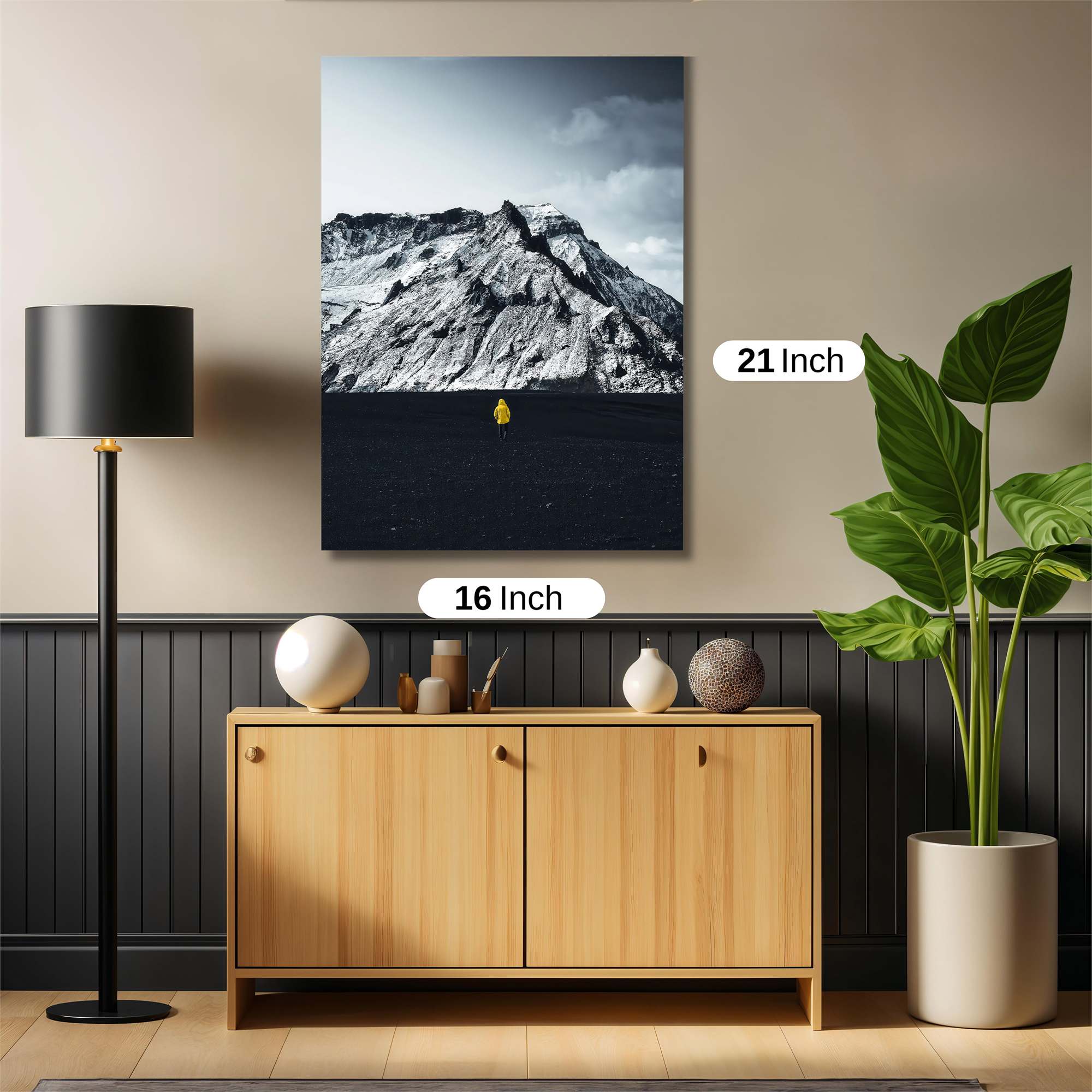 Mountain Solitude Safe Wall Magnetic / M