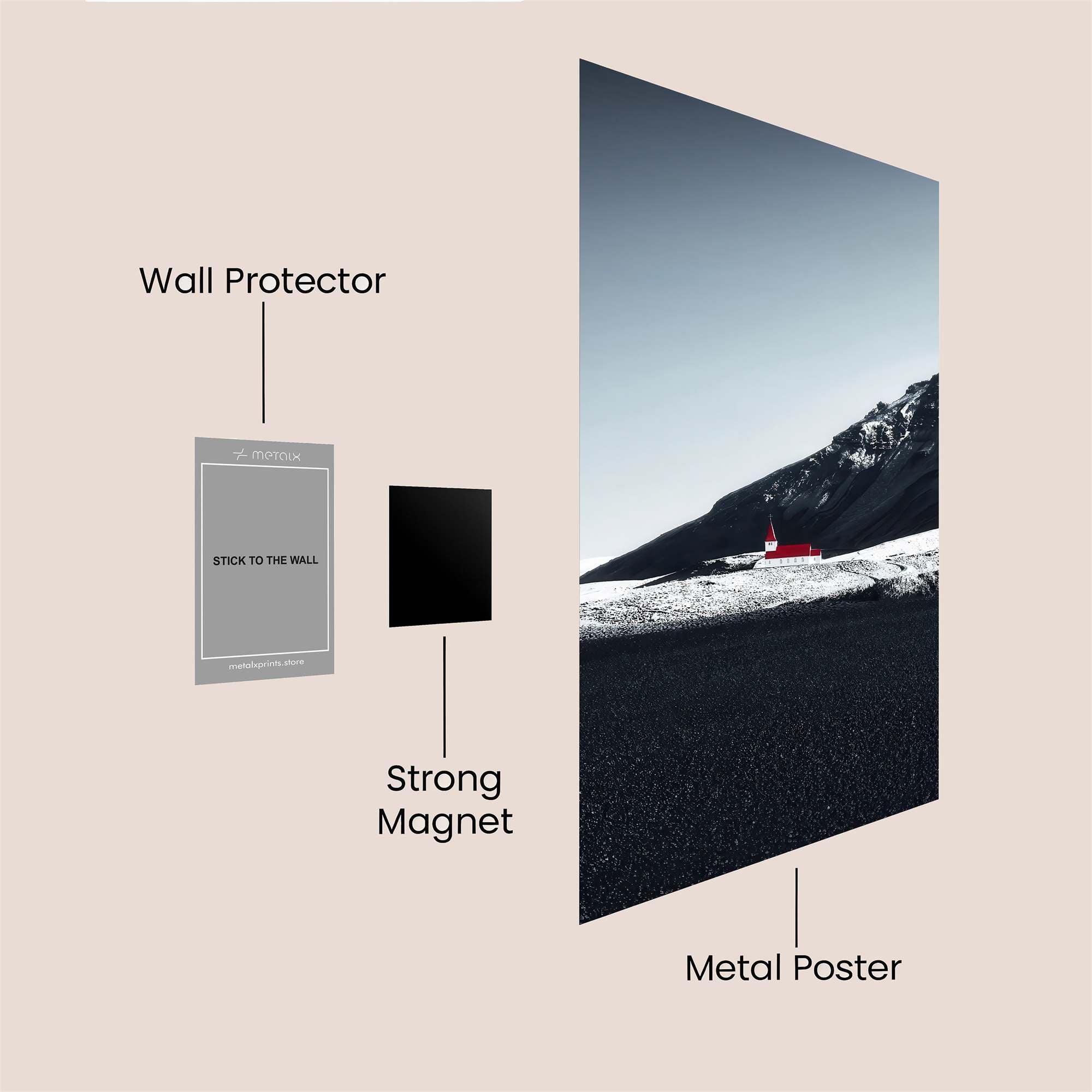 Ascent Serene Safe Wall Magnetic / M