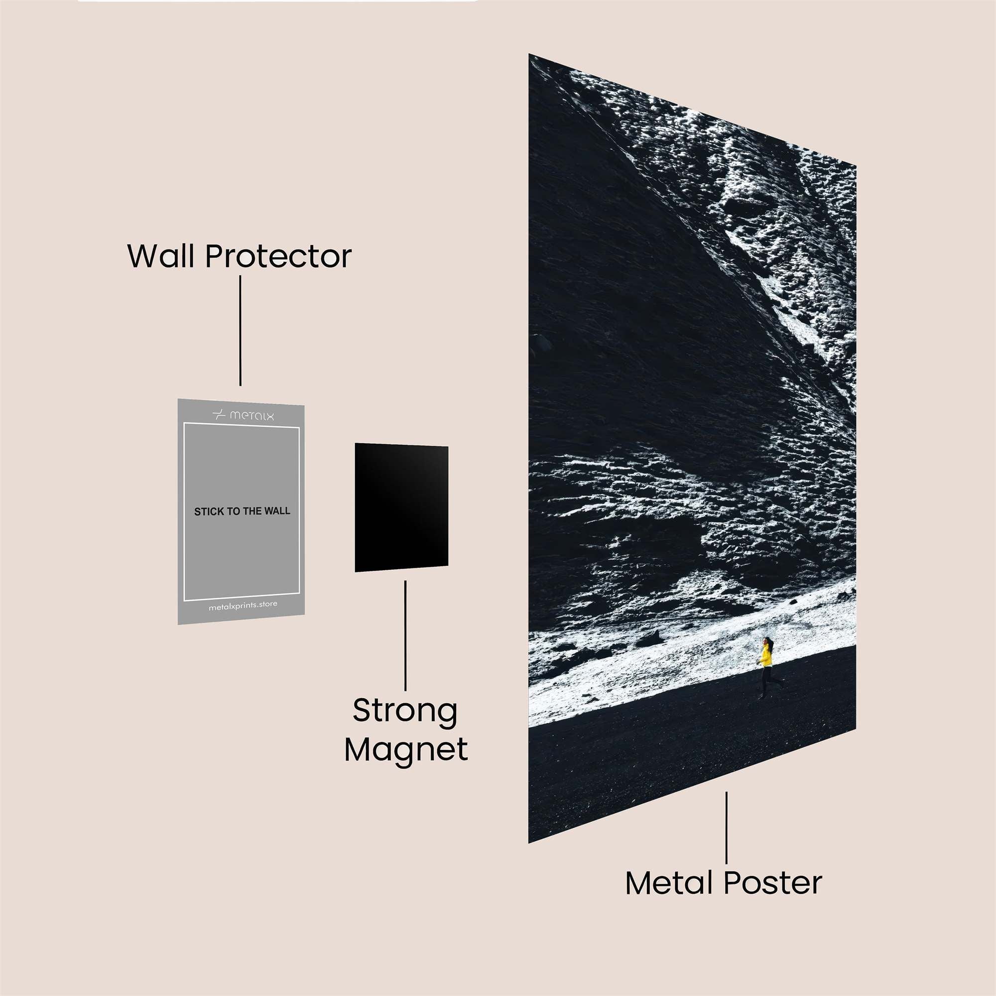 Volcano Serene Safe Wall Magnetic / M