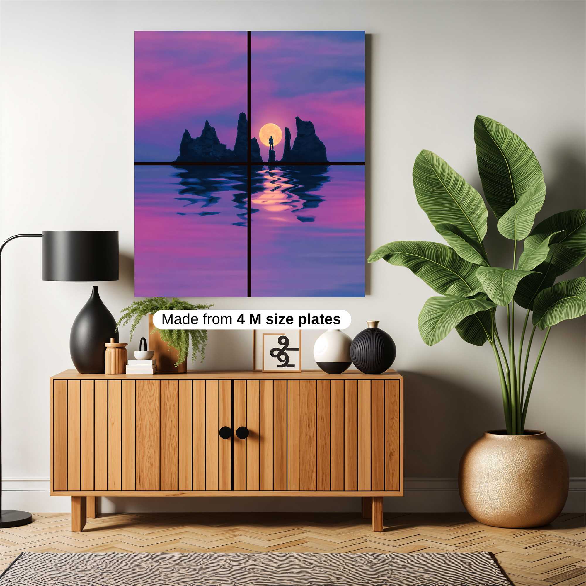 Moonlit Tranquil Safe Wall Magnetic / M