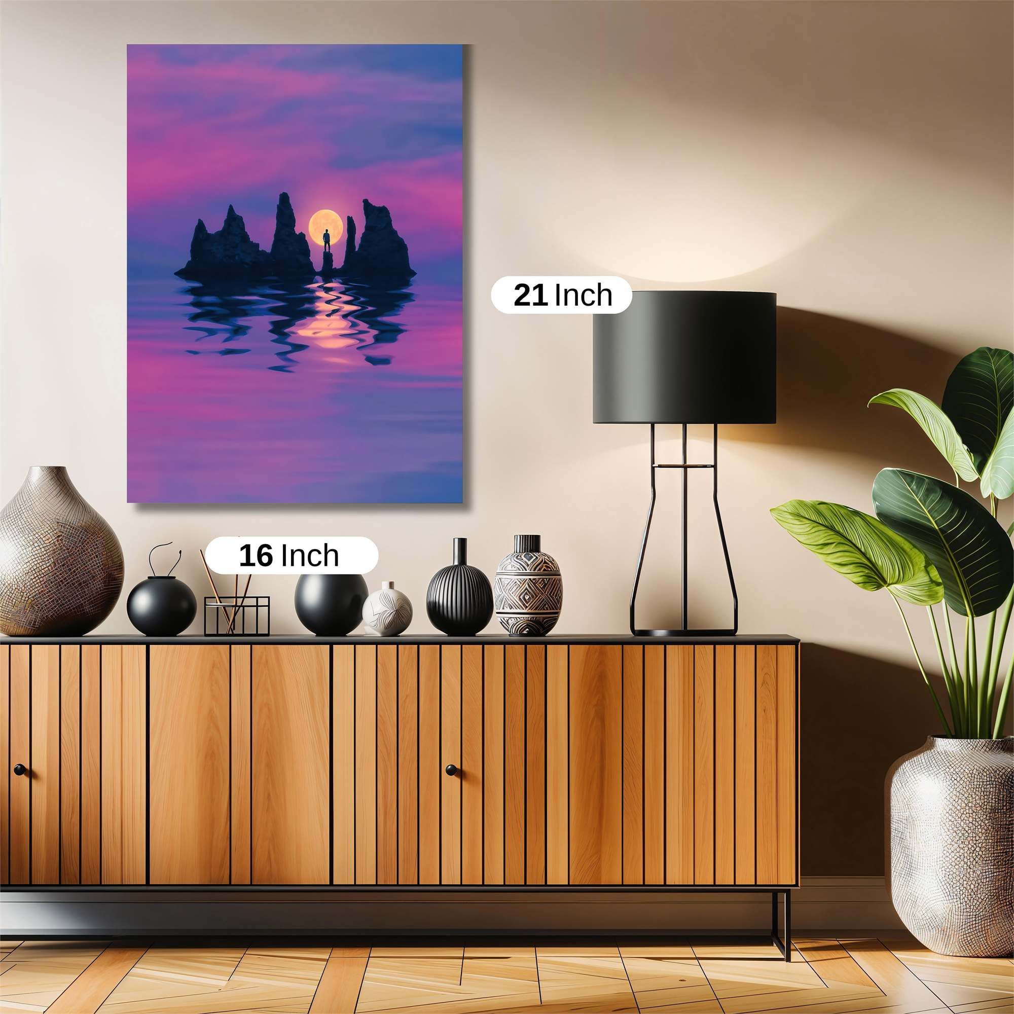 Moonlit Tranquil Safe Wall Magnetic / M
