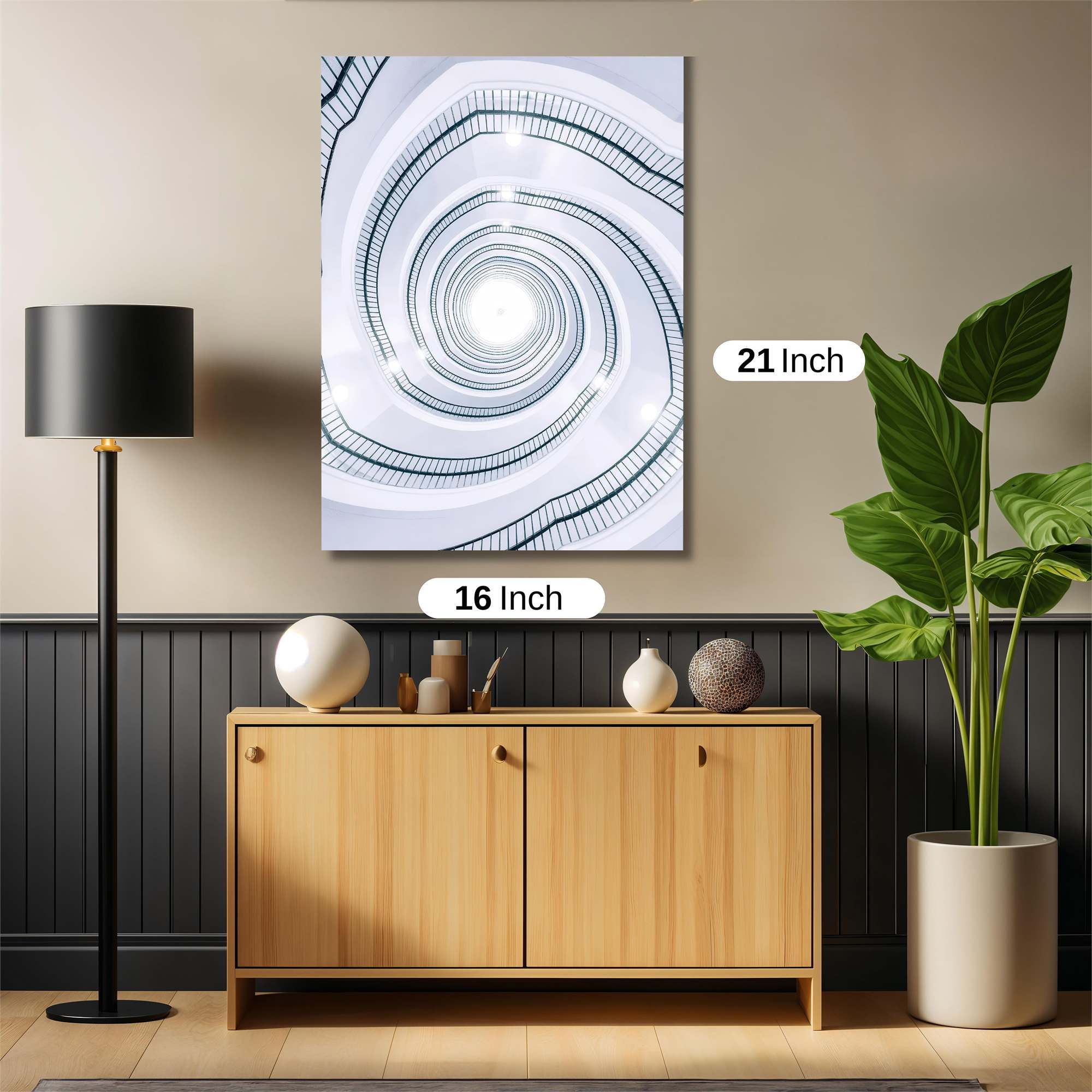 Spiral Serenity Safe Wall Magnetic / M
