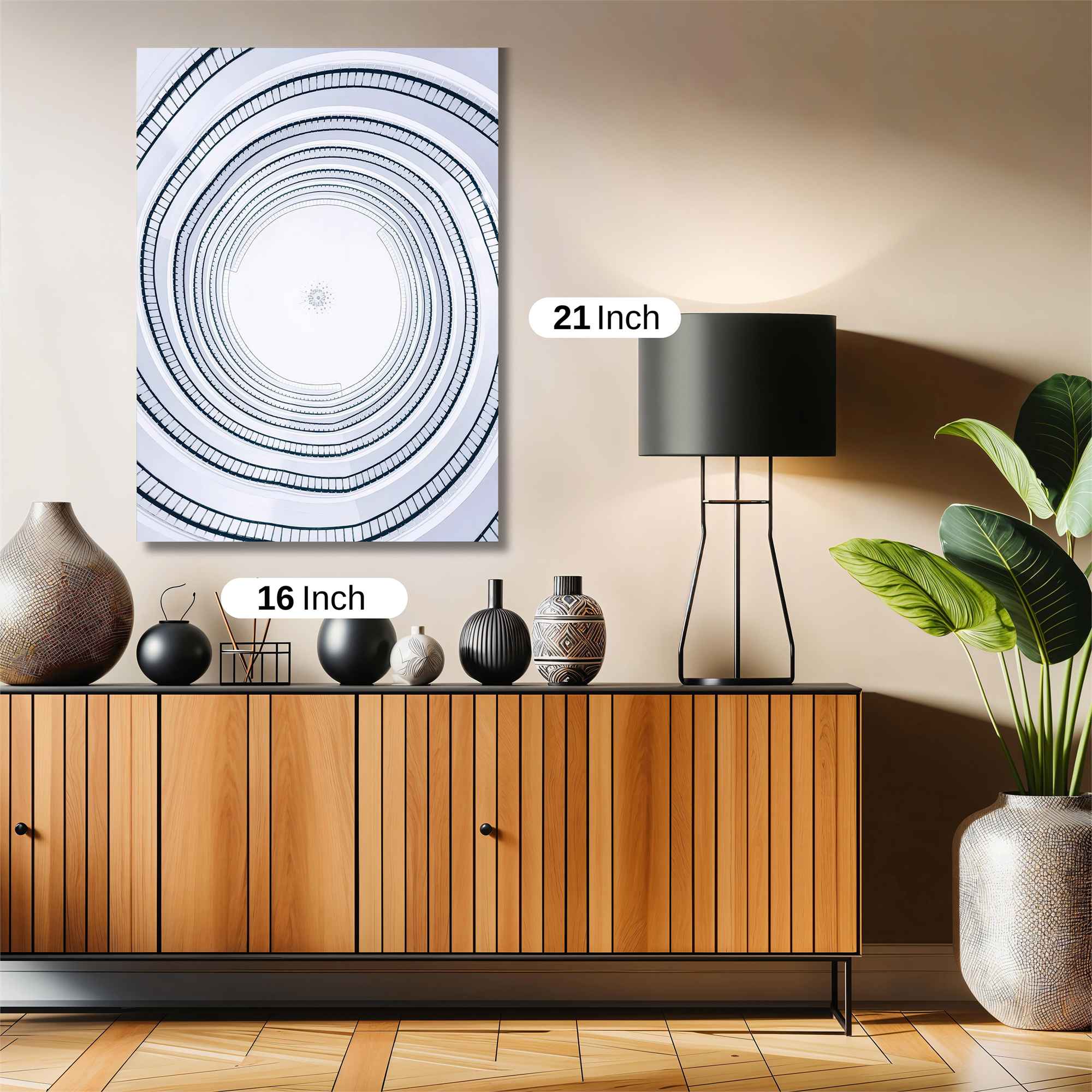 Spiral Serenity Safe Wall Magnetic / M