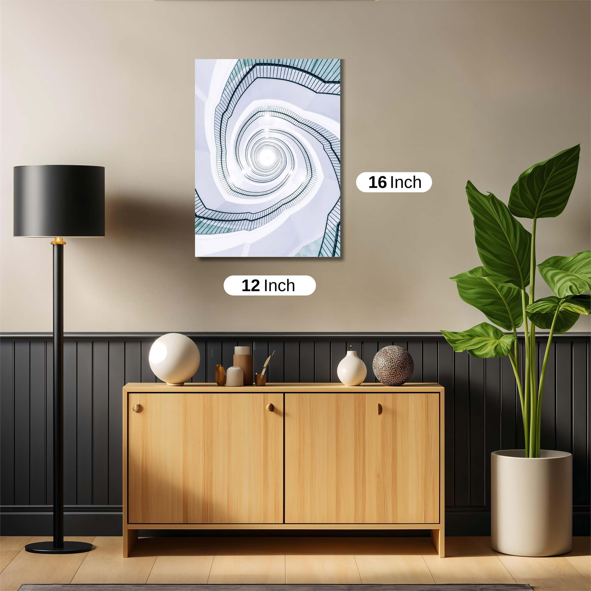Spiral Serenity Safe Wall Magnetic / M