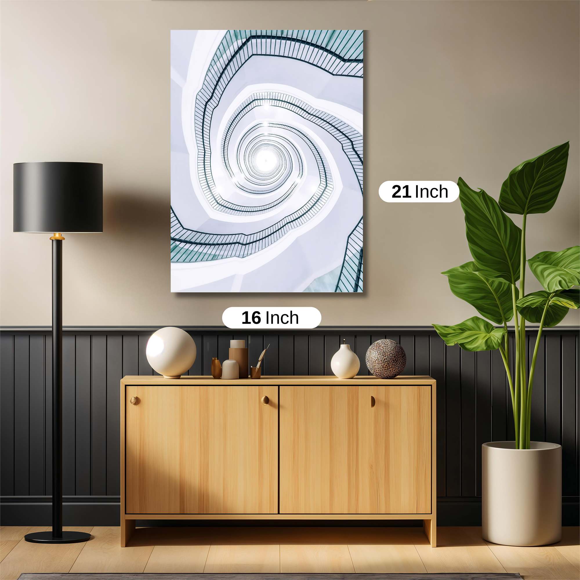 Spiral Serenity Safe Wall Magnetic / M