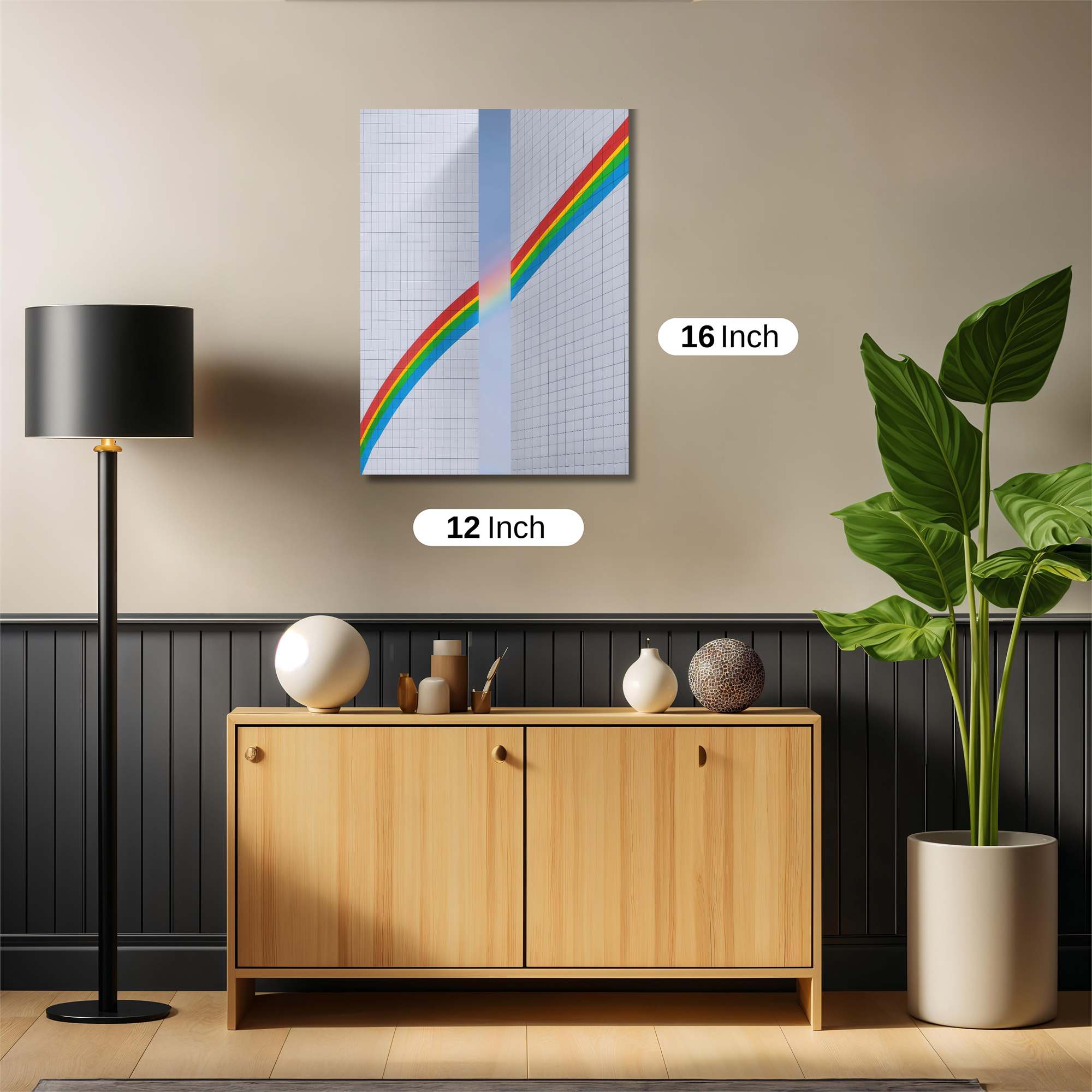 Rainbow Serenity Safe Wall Magnetic / M