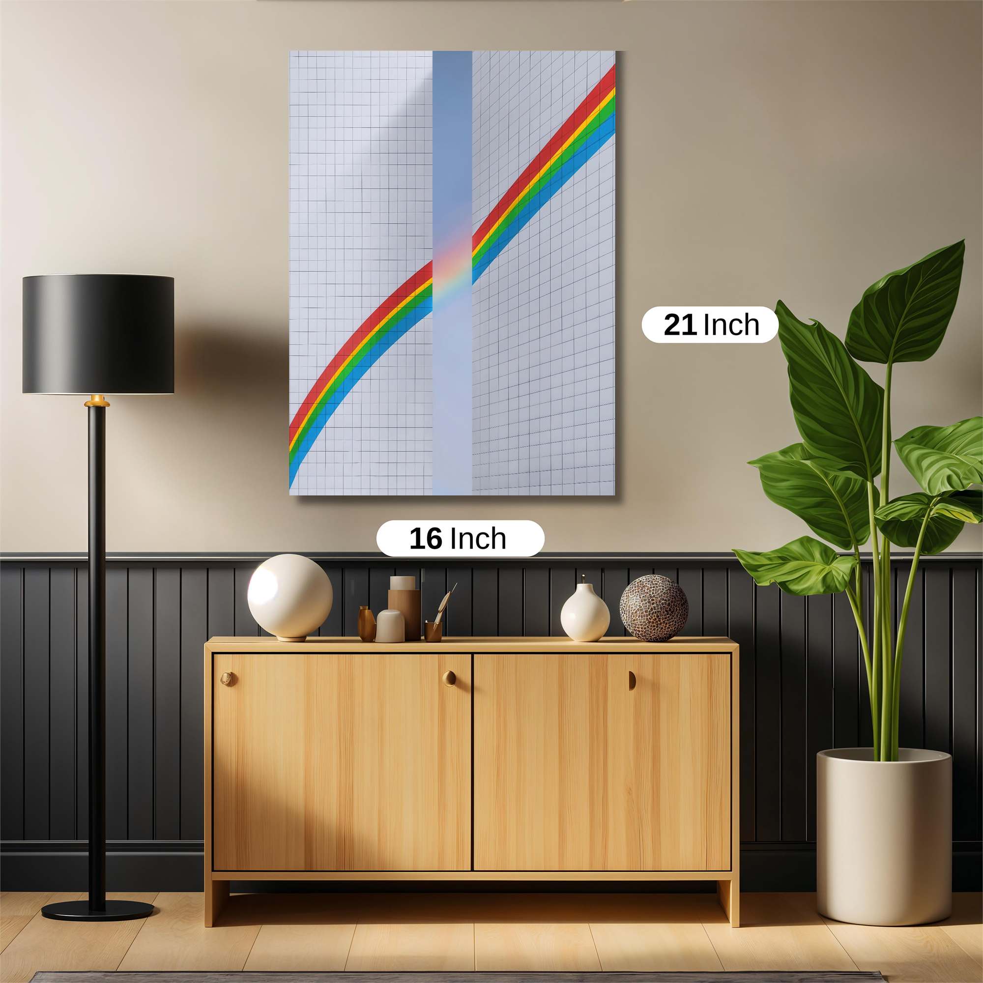 Rainbow Serenity Safe Wall Magnetic / M