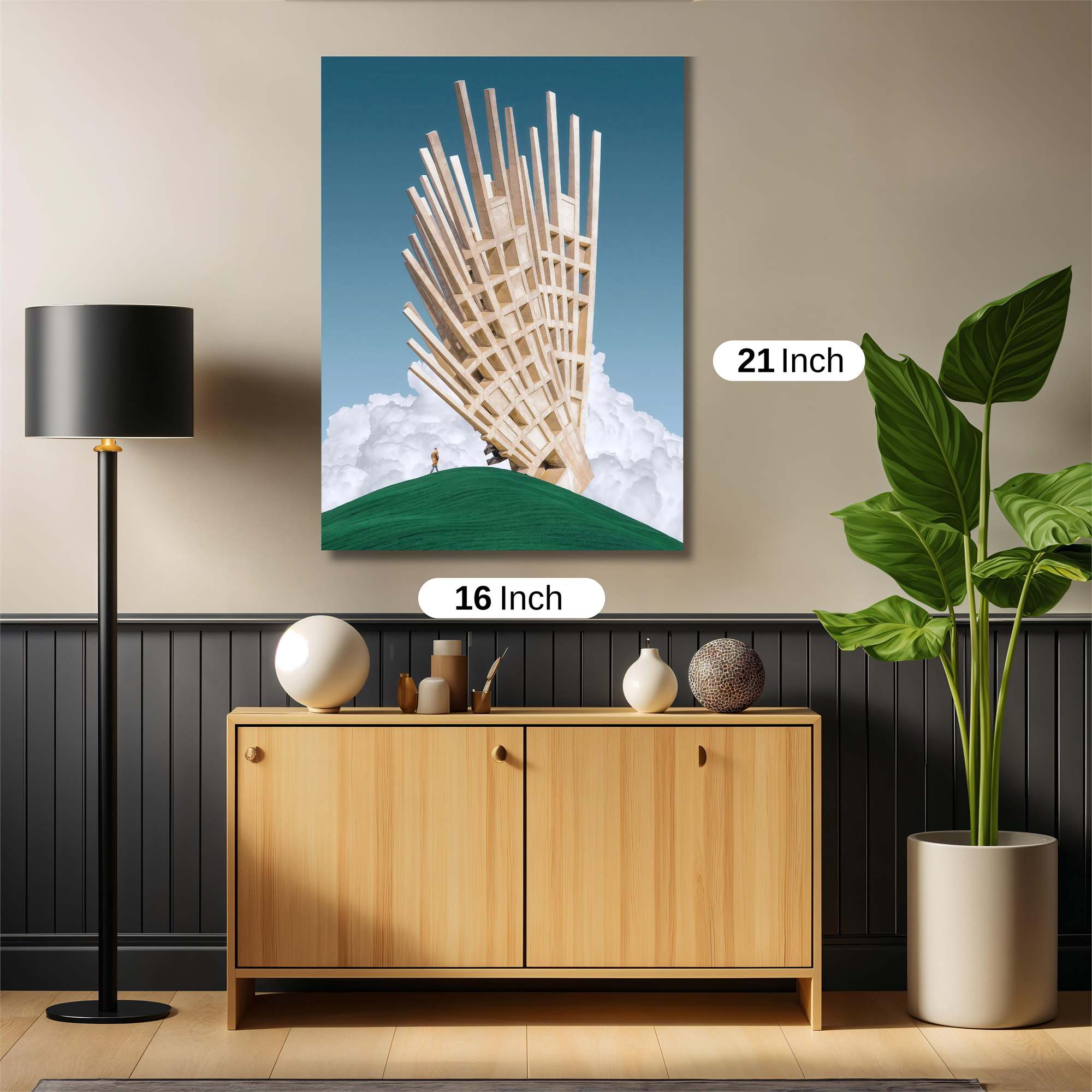 Eiffel Whimsy Safe Wall Magnetic / M