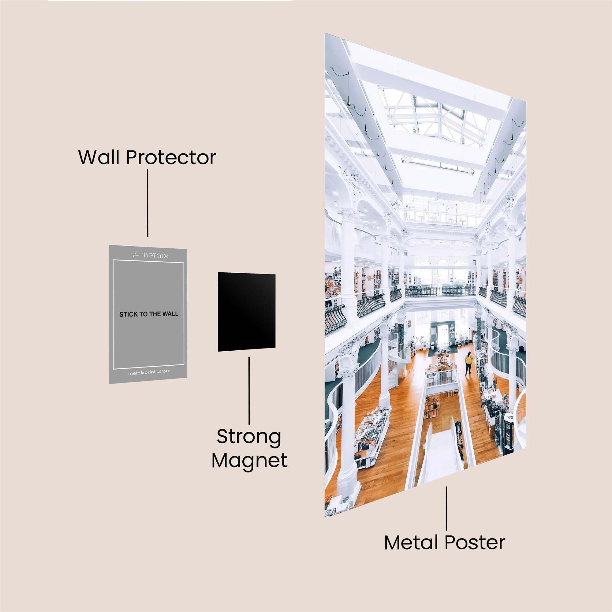 Library Serenity Safe Wall Magnetic / M