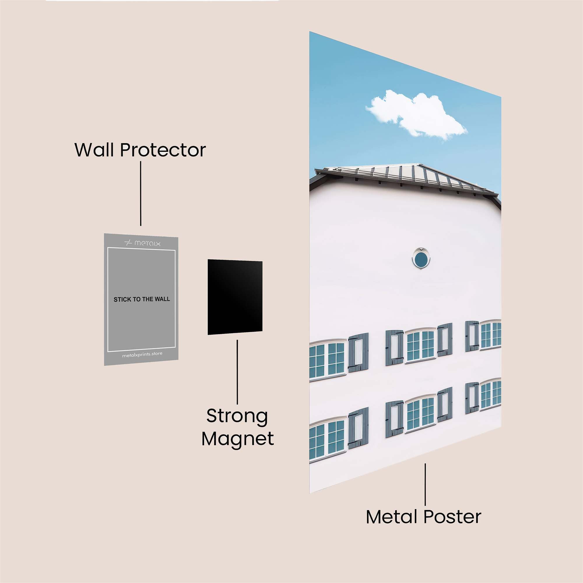 House Serene Safe Wall Magnetic / M