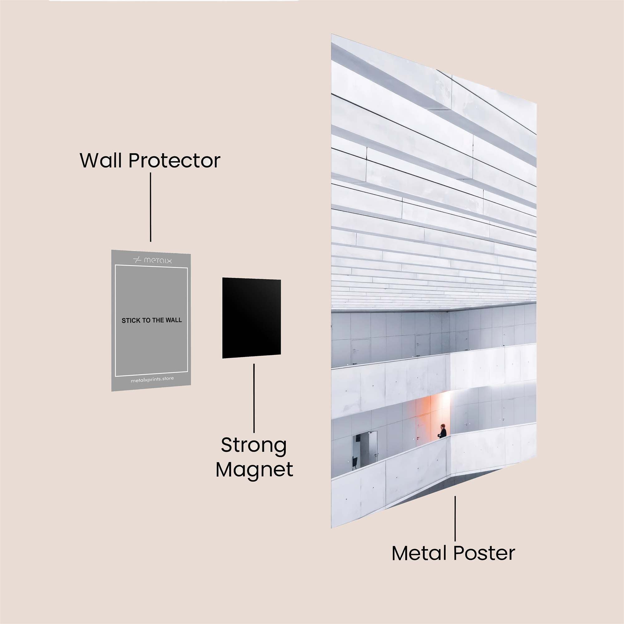 Library Serenity Safe Wall Magnetic / M