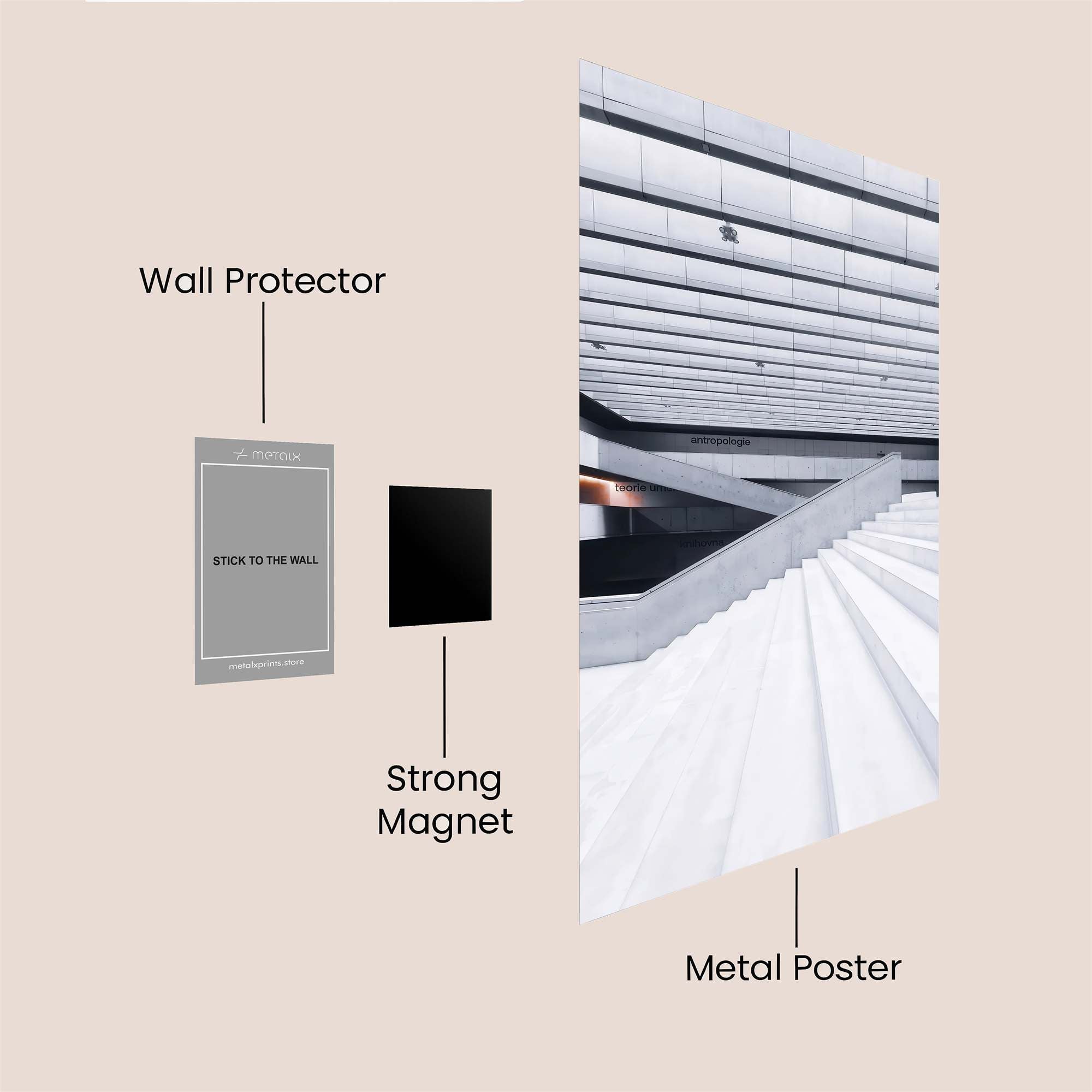 Stairway Serenity Safe Wall Magnetic / M