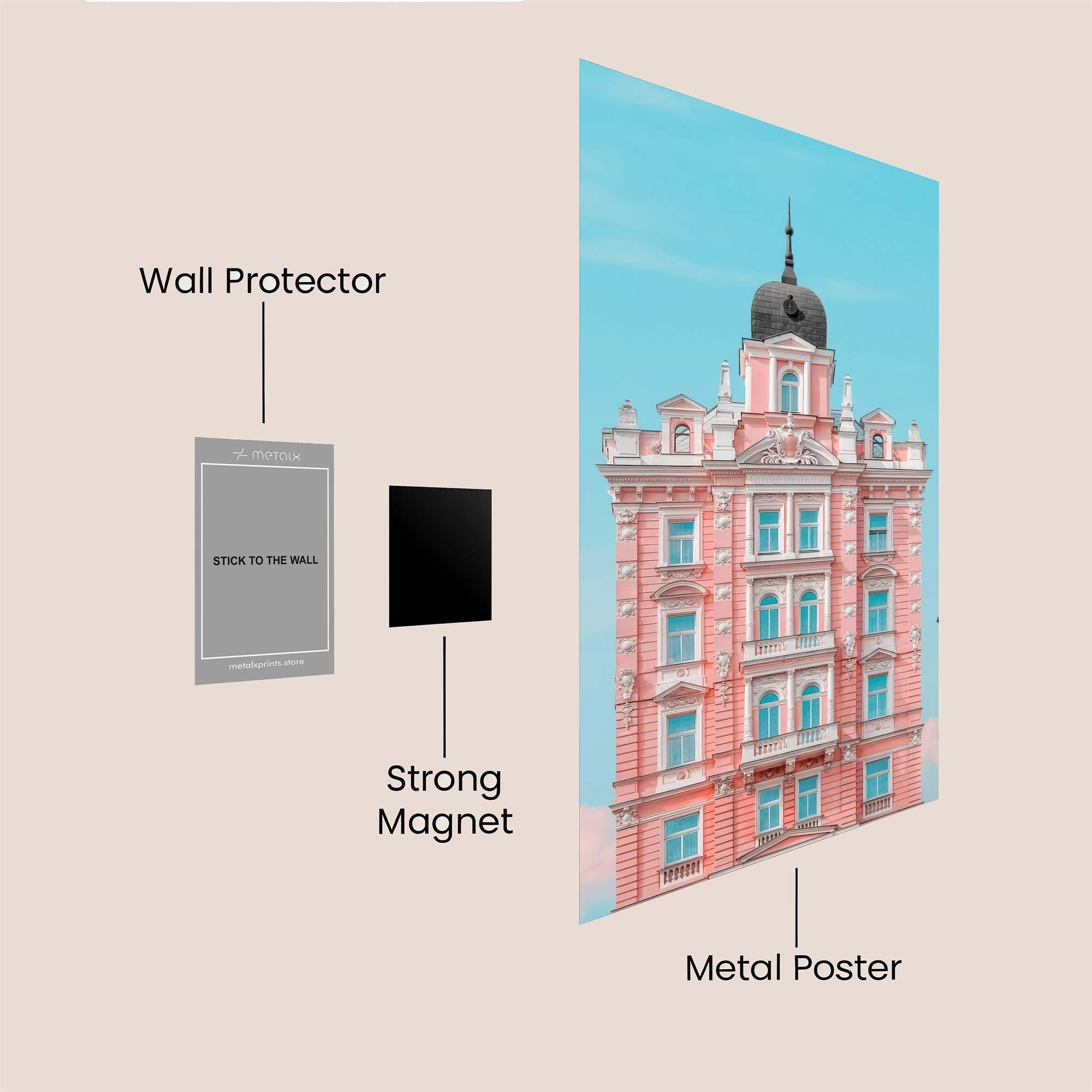 Palace Serenity Safe Wall Magnetic / M