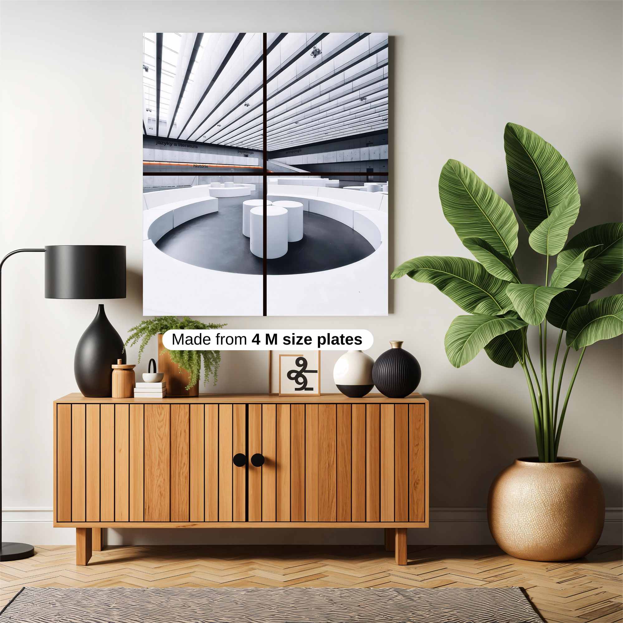 Futuristic Serenity Safe Wall Magnetic / M