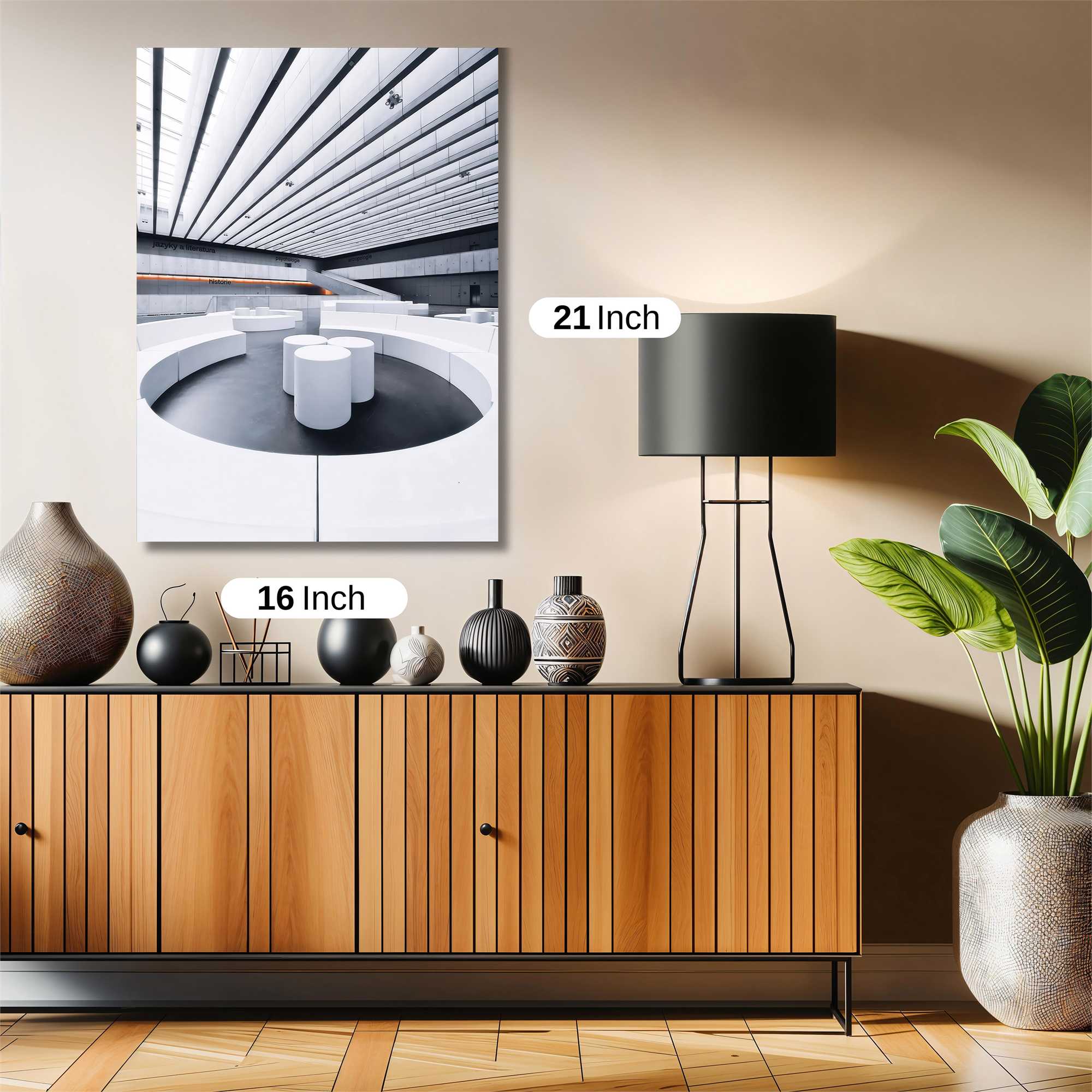 Futuristic Serenity Safe Wall Magnetic / M