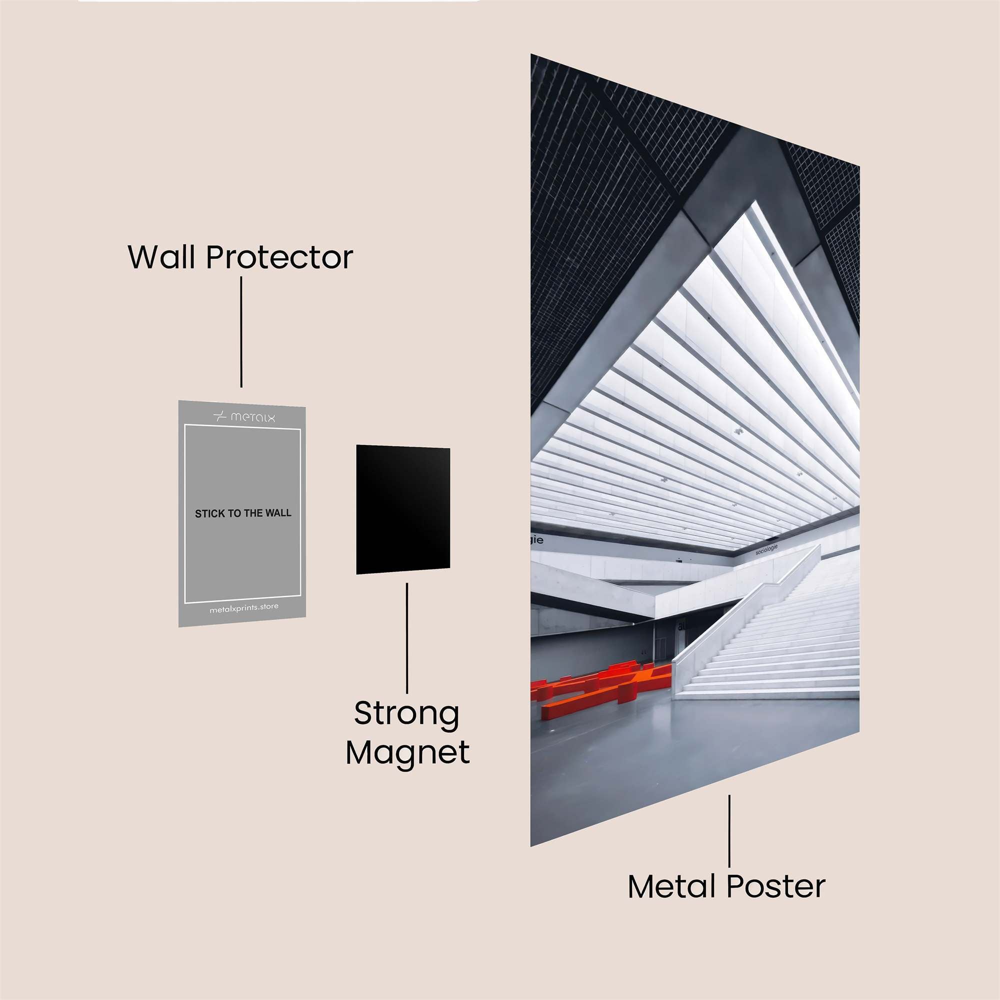 Stairway Serenity Safe Wall Magnetic / M