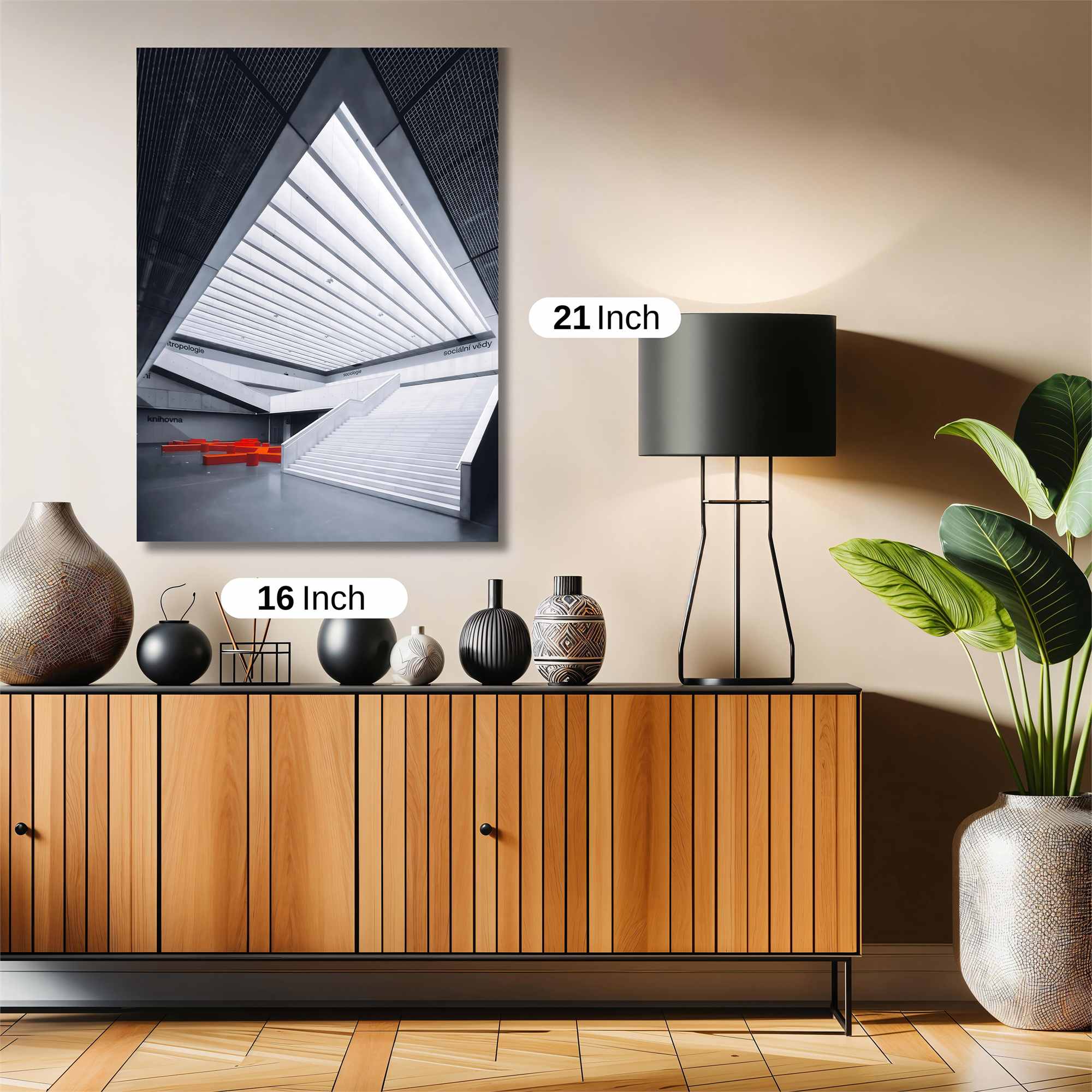 Cityscape Serene Safe Wall Magnetic / M