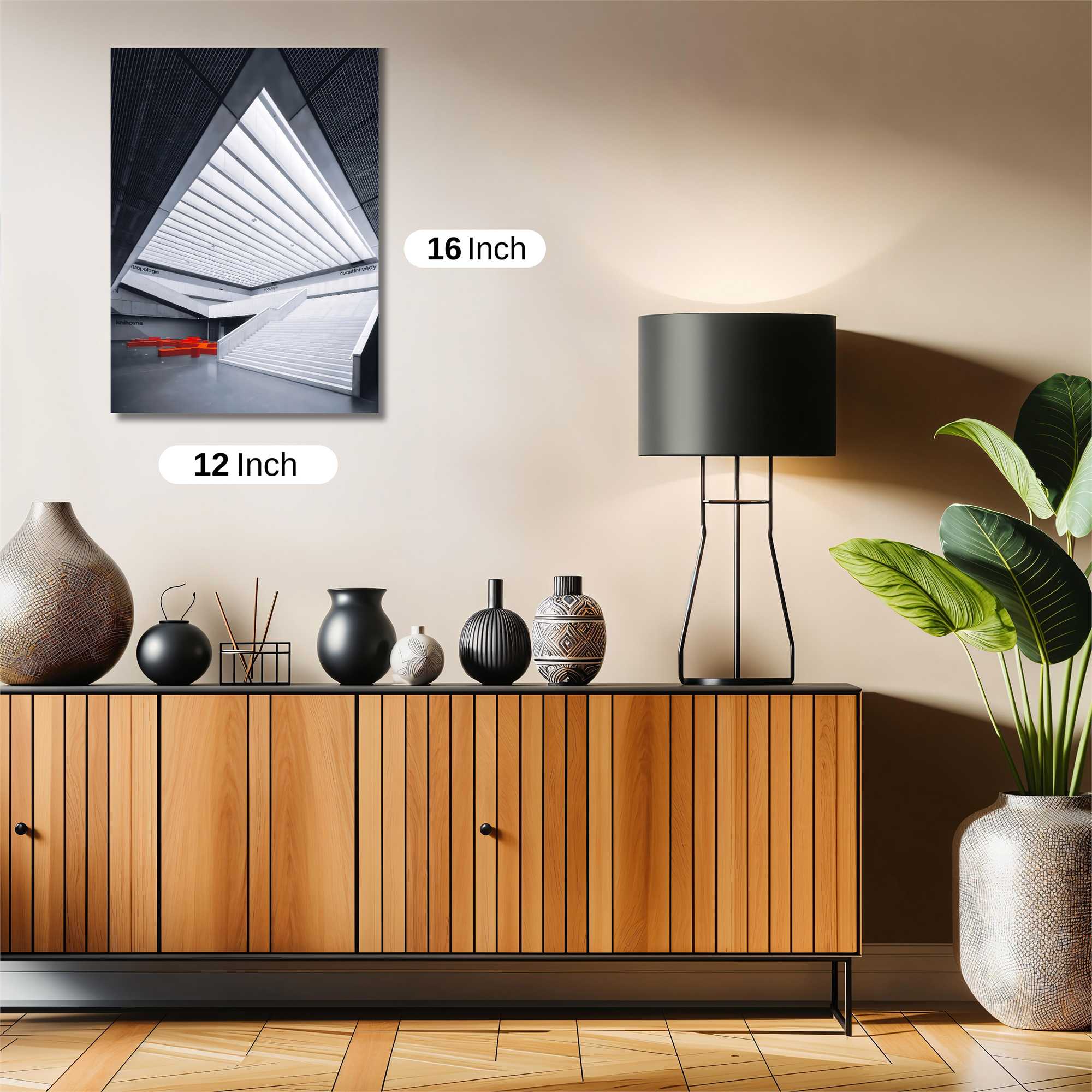 Cityscape Serene Safe Wall Magnetic / M