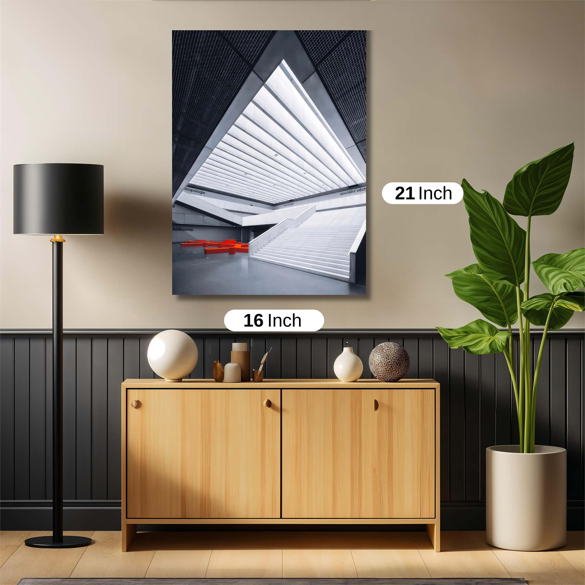 Cityscape Serene Safe Wall Magnetic / M