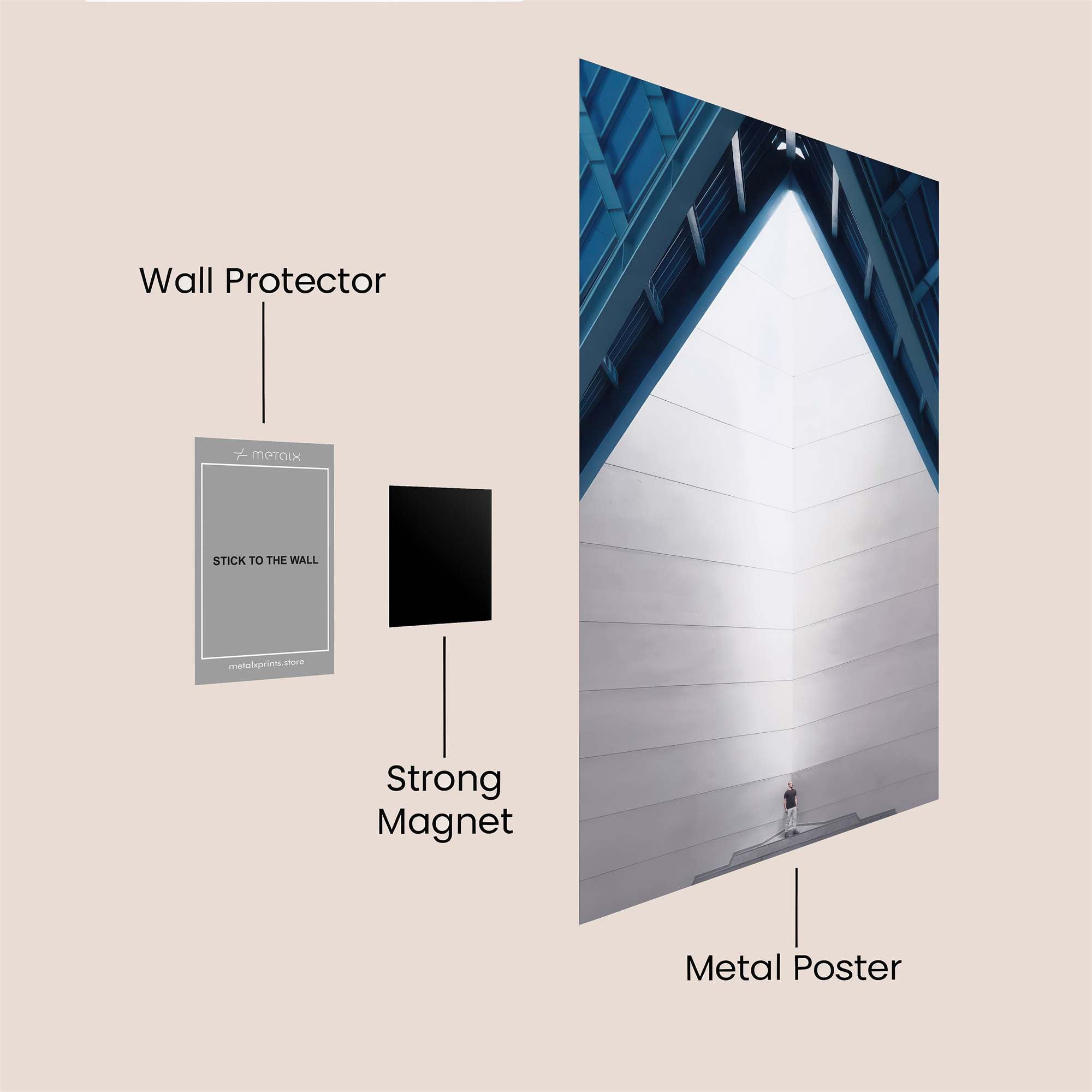 Architectural Serenity Safe Wall Magnetic / M