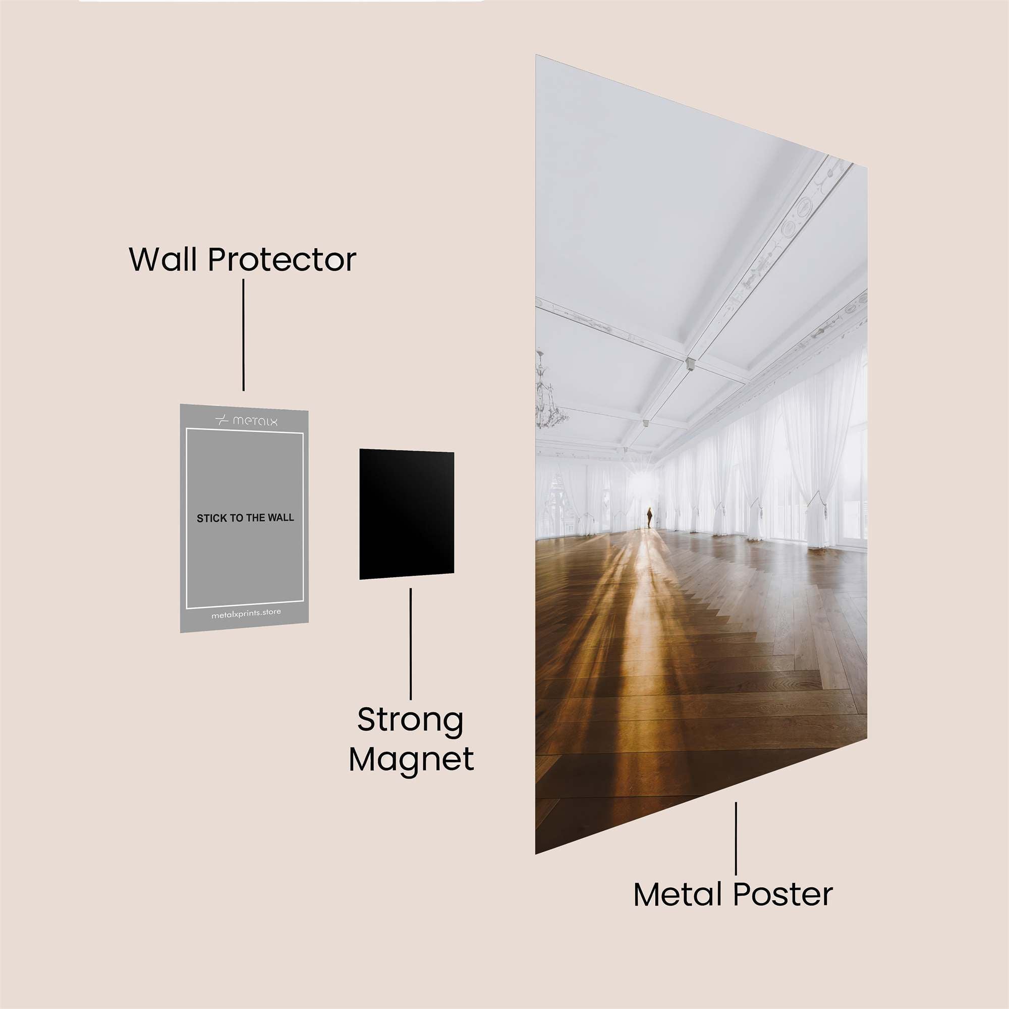 Ballroom Serenity Safe Wall Magnetic / M