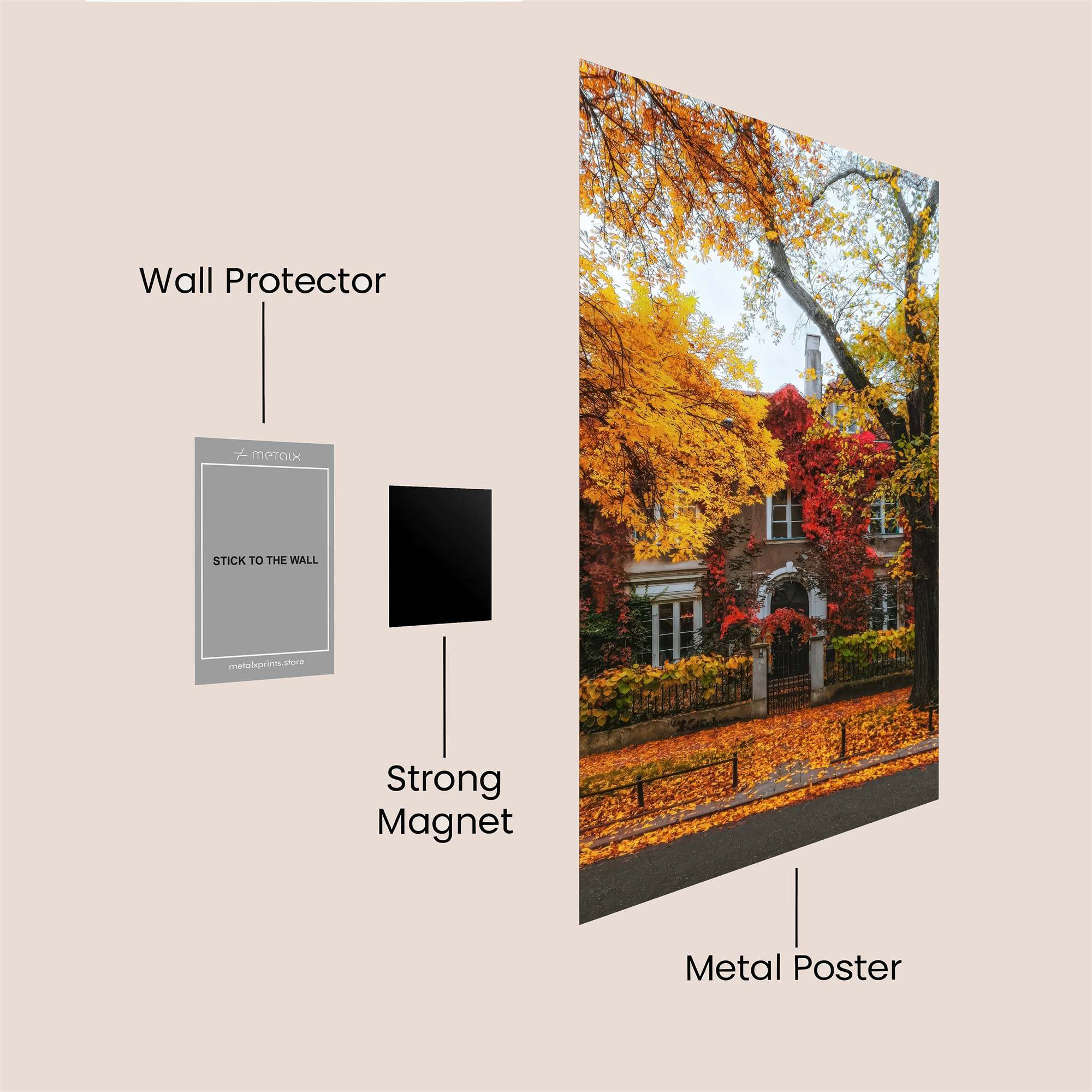 Autumnal Haven Safe Wall Magnetic / M