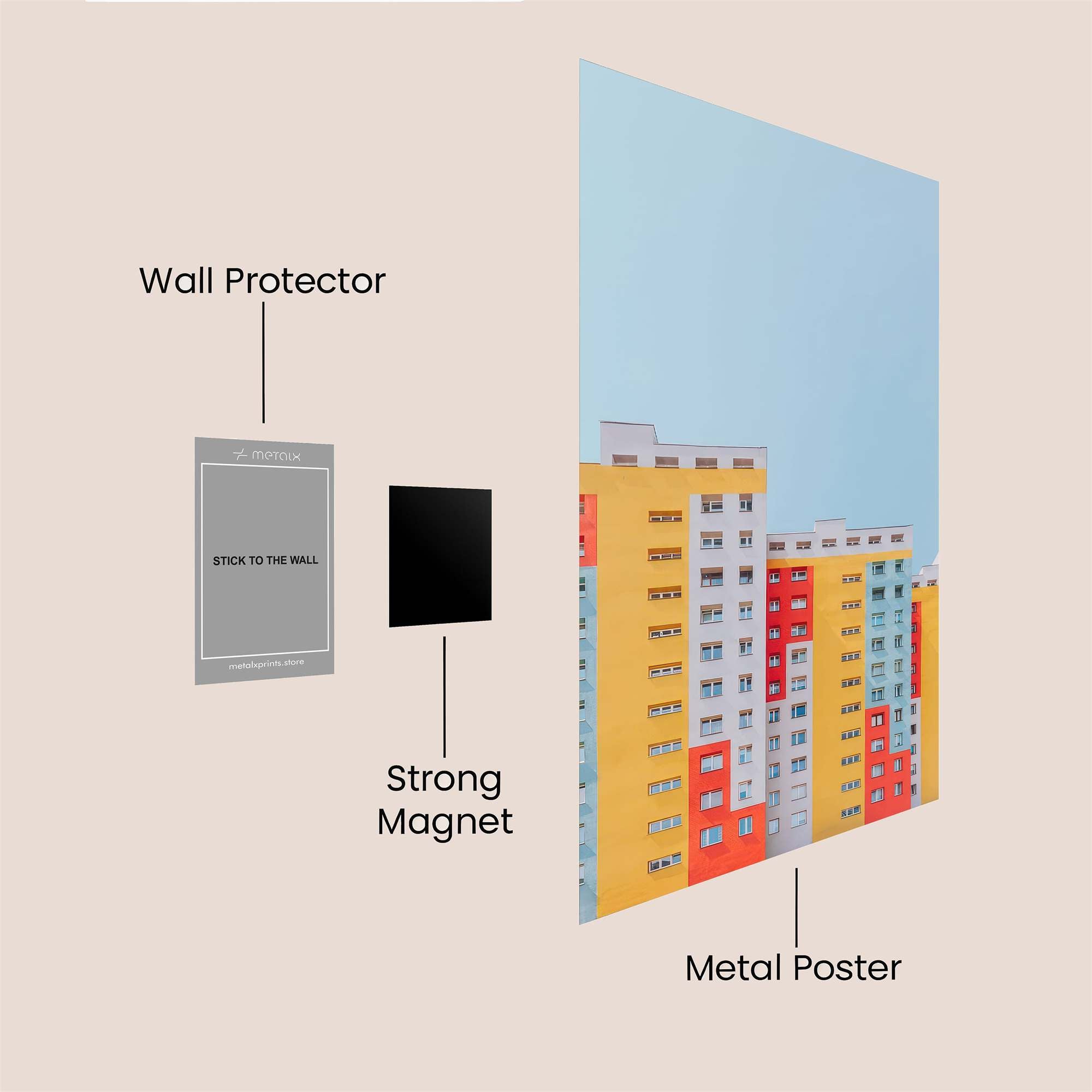 Urban Serenity Safe Wall Magnetic / M
