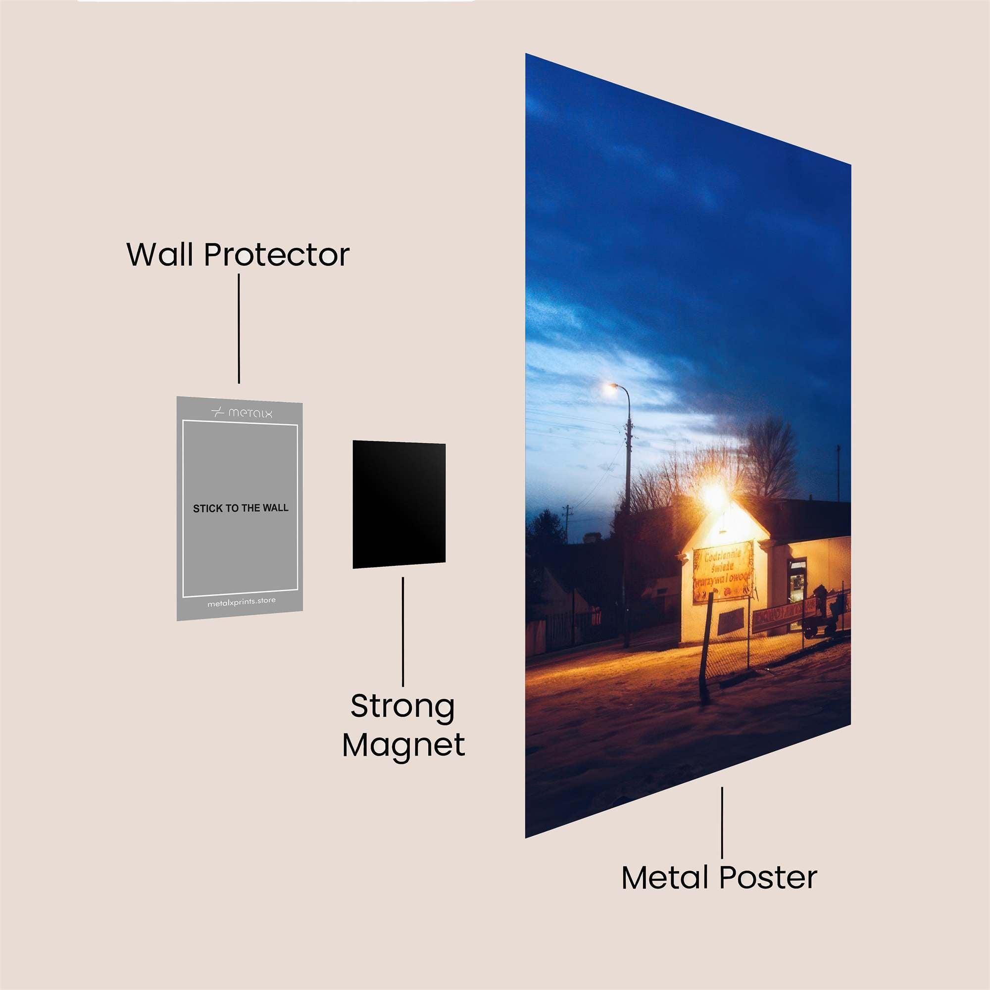 Diner Twilight Safe Wall Magnetic / M