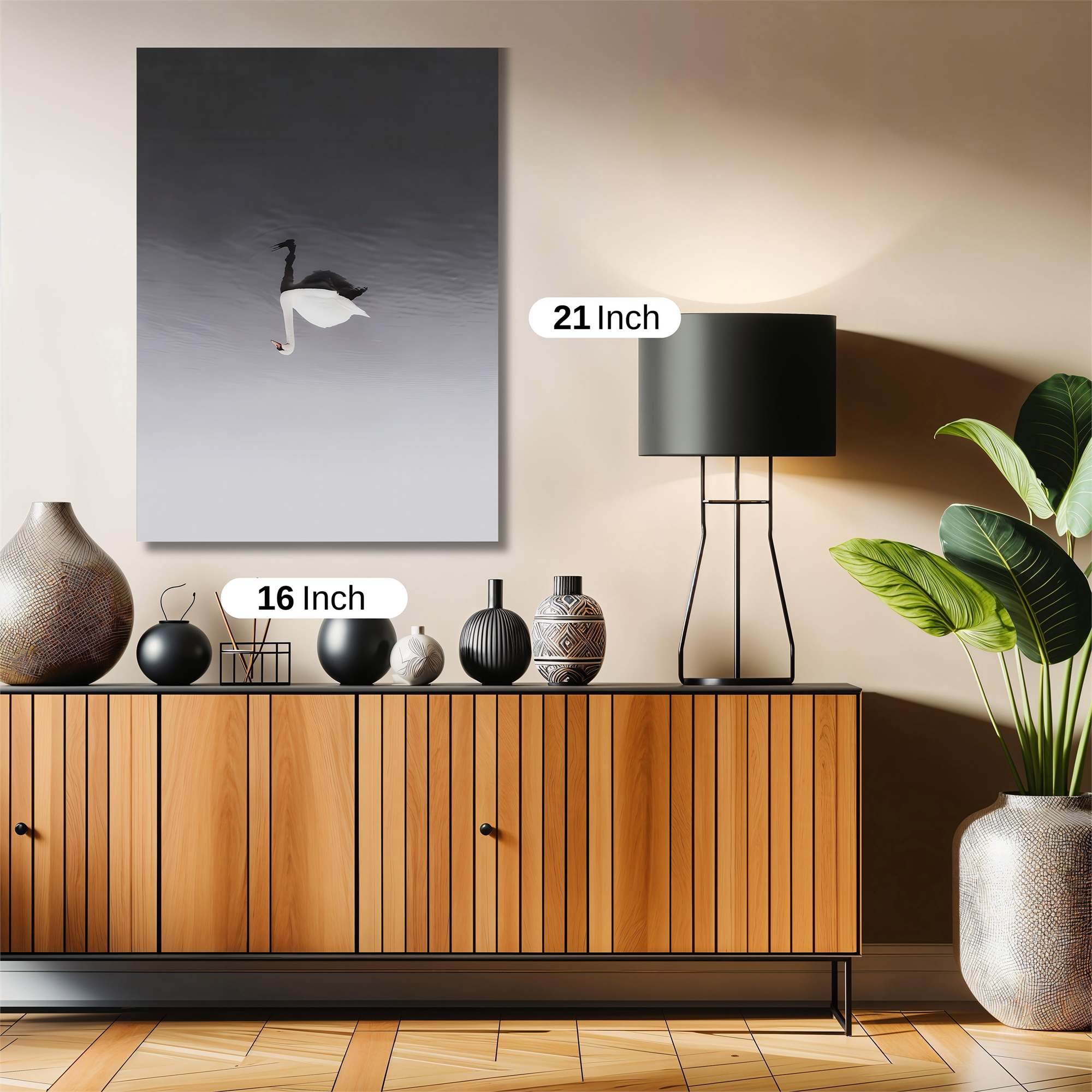 Swan Serenity Safe Wall Magnetic / M