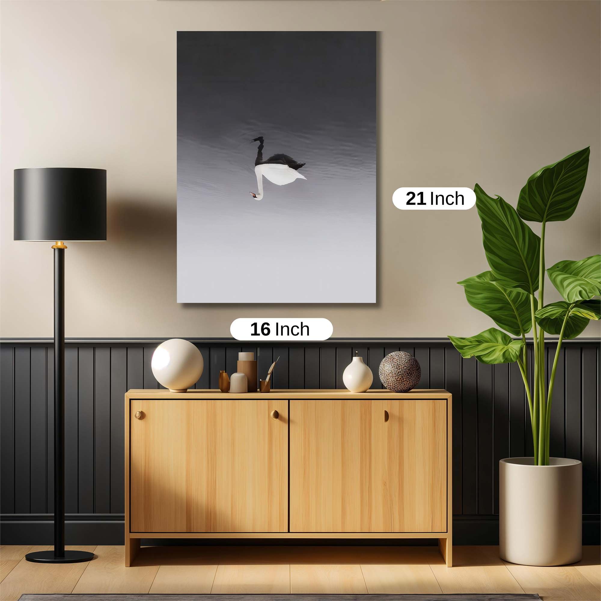 Swan Serenity Safe Wall Magnetic / M