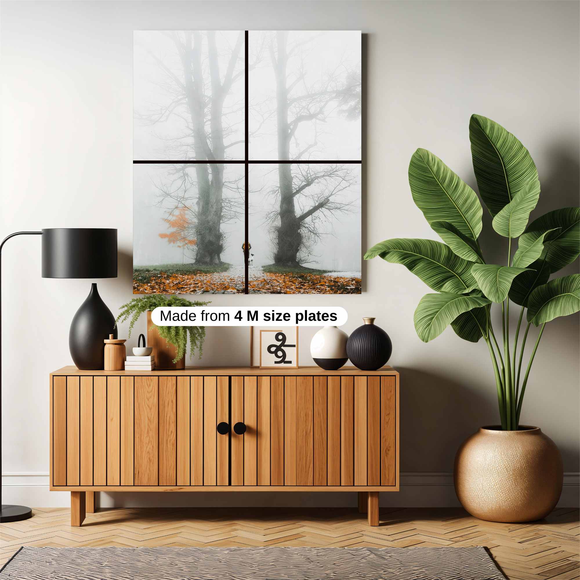 Foggy Solitude Safe Wall Magnetic / M